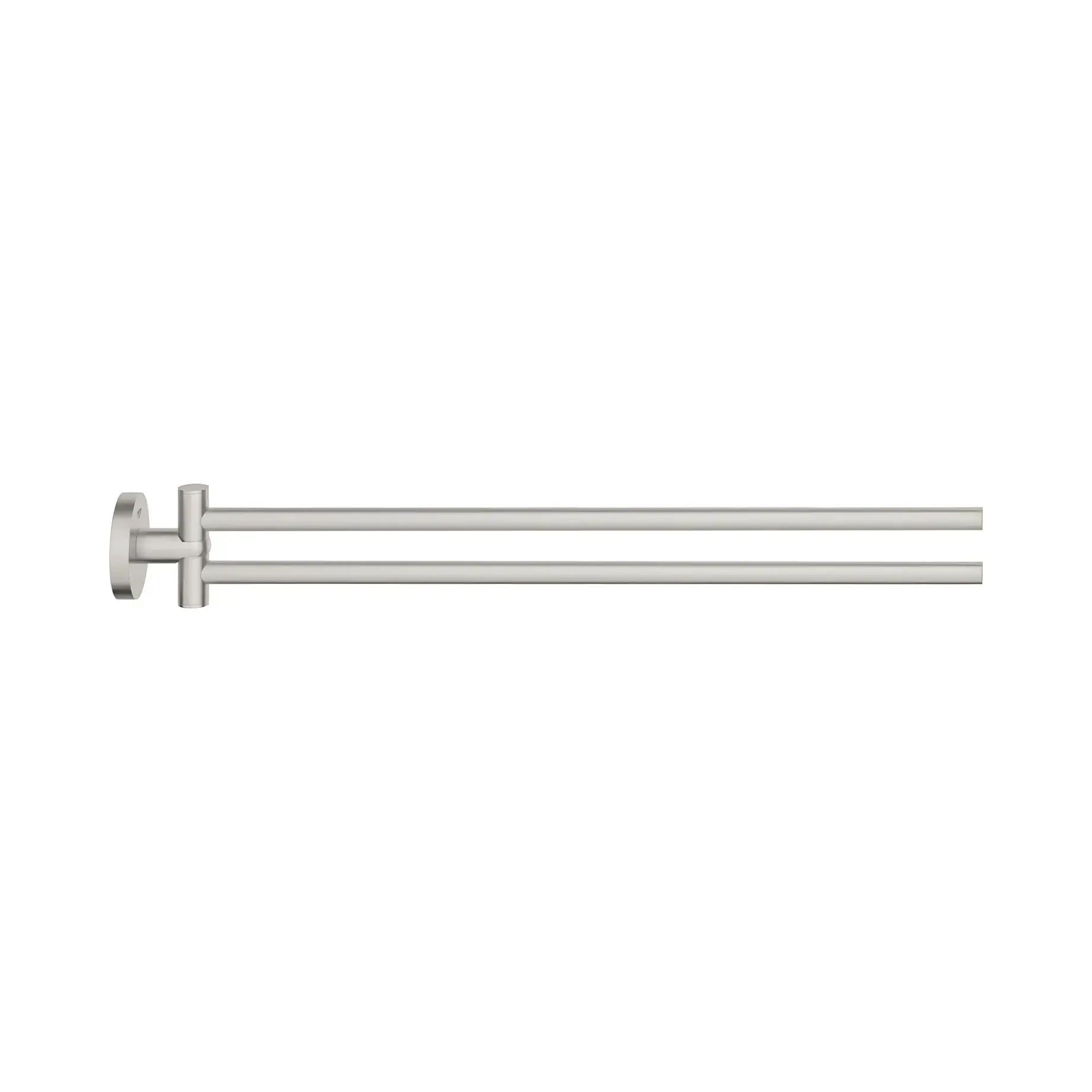 Тримач для рушників подвійний Start QuickFix Grohe 41183DC0 Super Steel — вид спереду