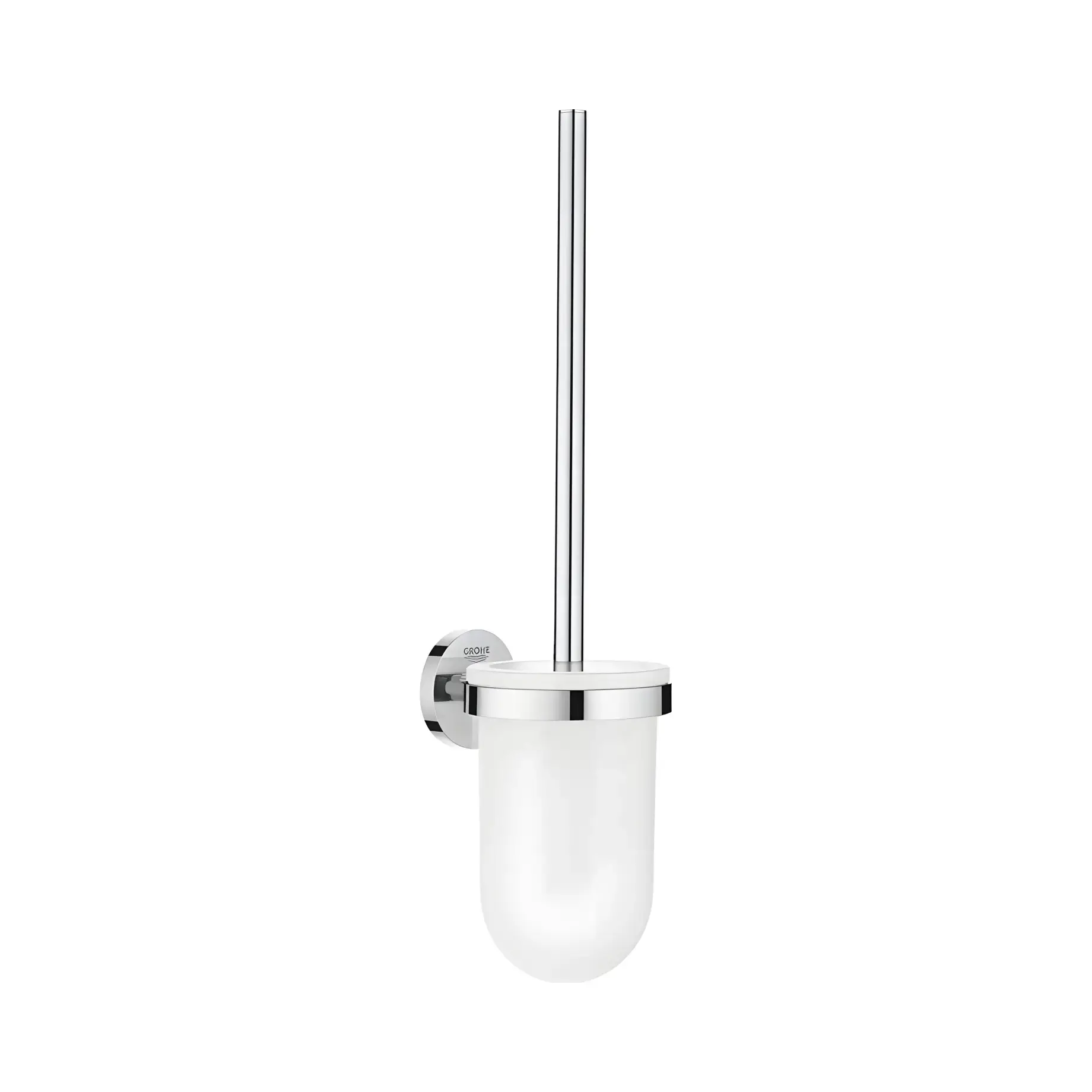 Щітка для унітазу Start QuickFix Grohe 41185000 Chrome — вид на білому тлі