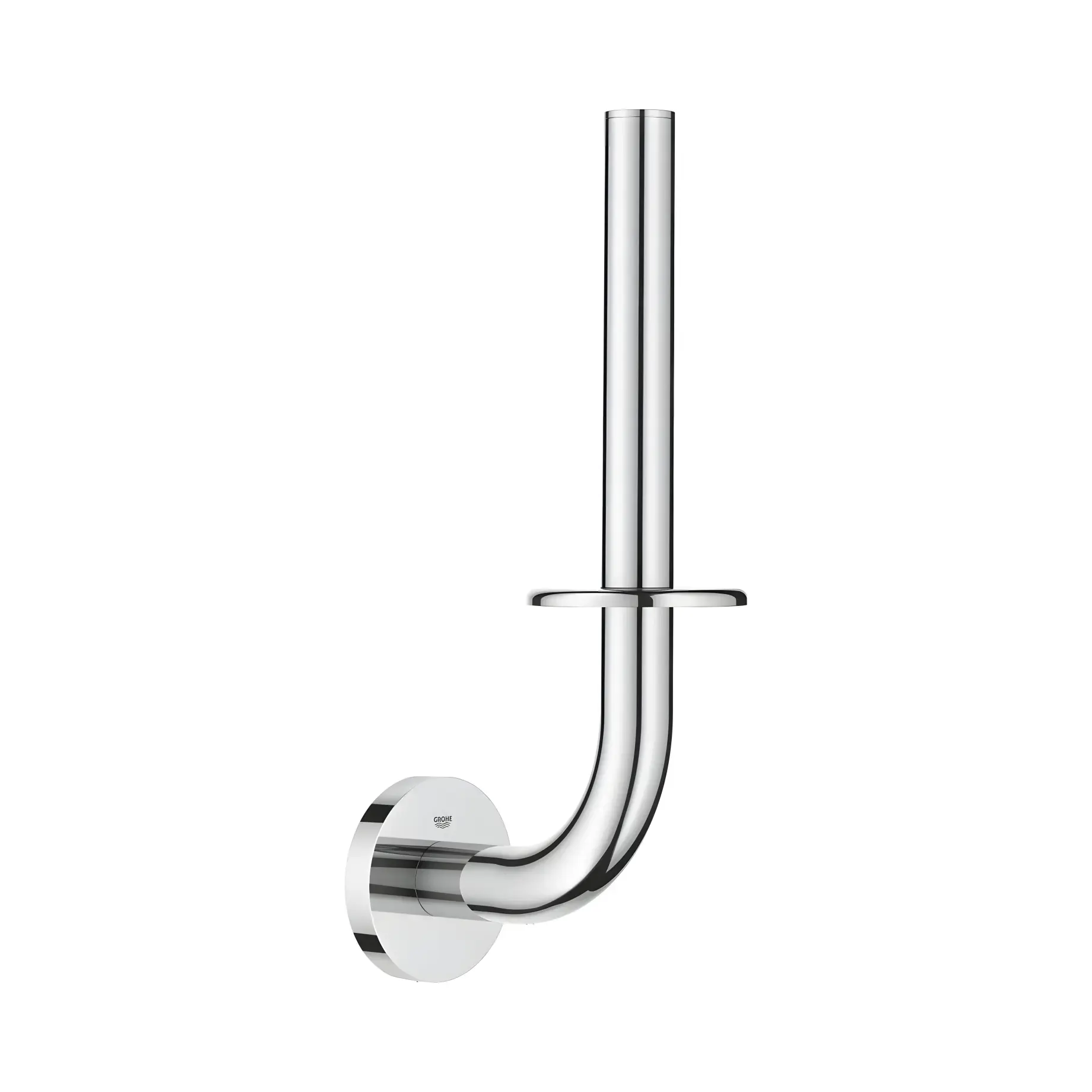 Тримач запасного рулону туалетного паперу Start QuickFix Grohe 41186000 Chrome — вид на білому тлі