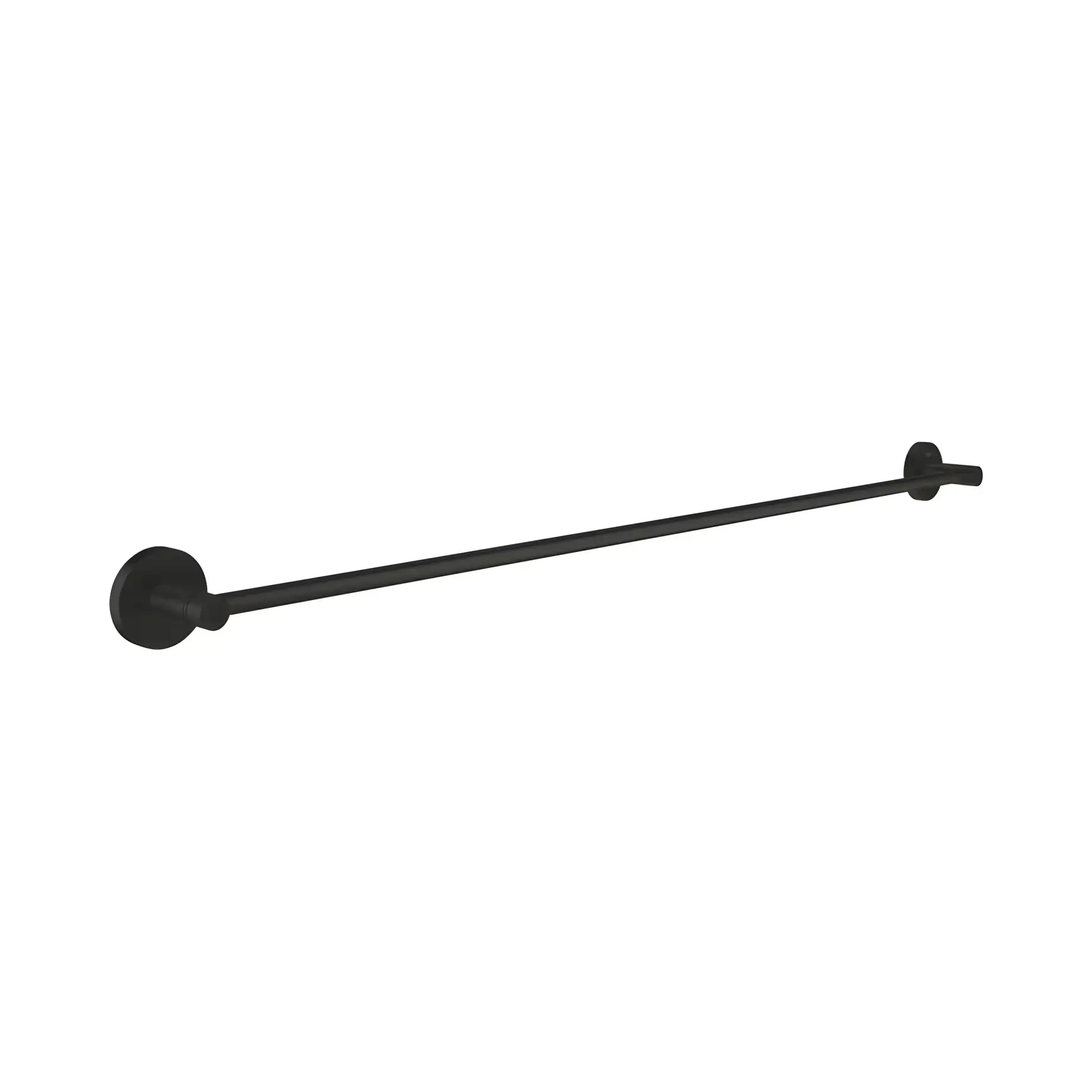 Тримач для рушників 800 мм Start QuickFix Grohe 411872430 Matt Black — вид на білому тлі