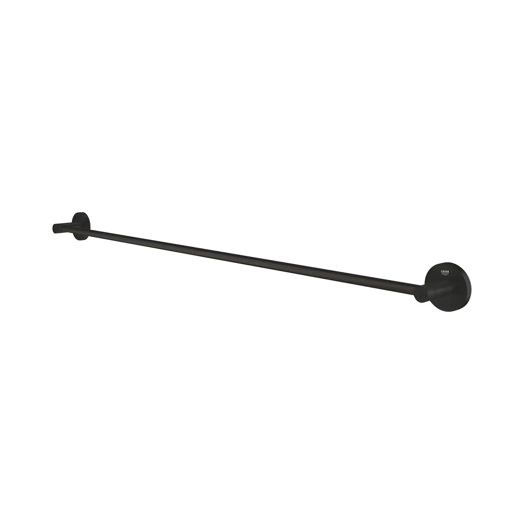 Тримач для рушників 800 мм Start QuickFix Grohe 411872430 Matt Black — бічний ракурс