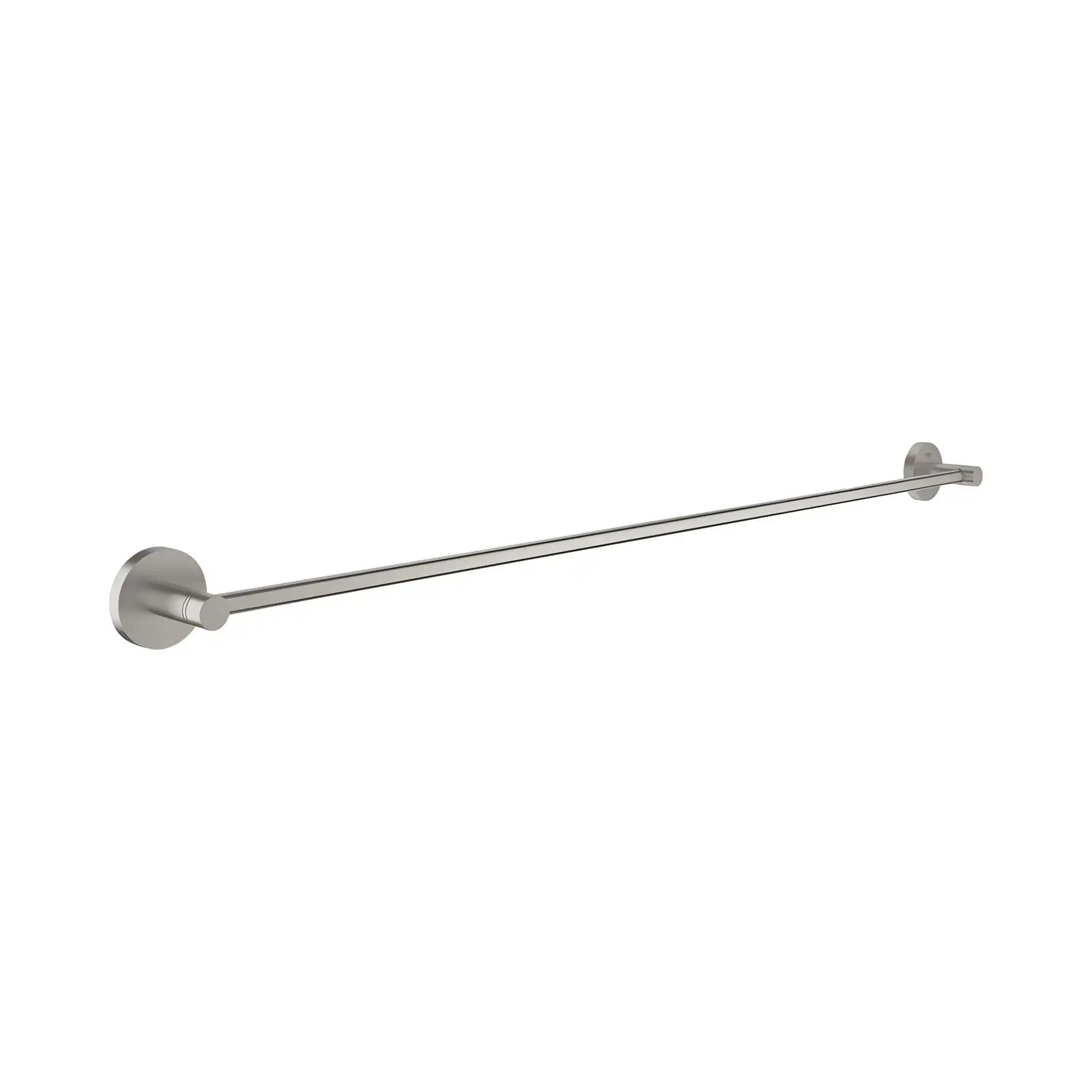 Тримач для рушників 800 мм Start QuickFix Grohe 41187DC0 Super Steel — вид на білому тлі