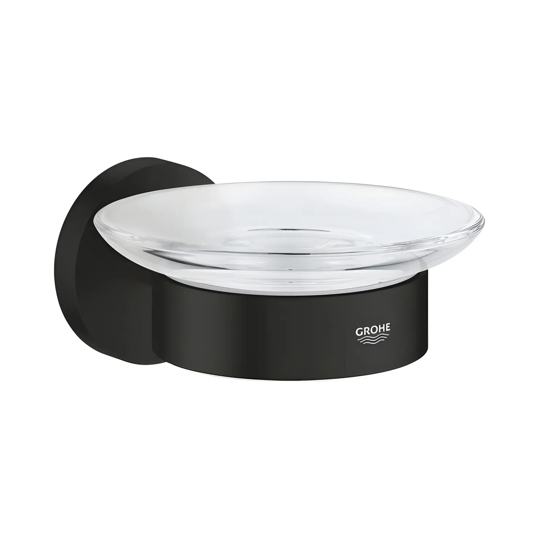 Мильниця Start QuickFix Grohe 411932430 Matt Black — вид на білому тлі