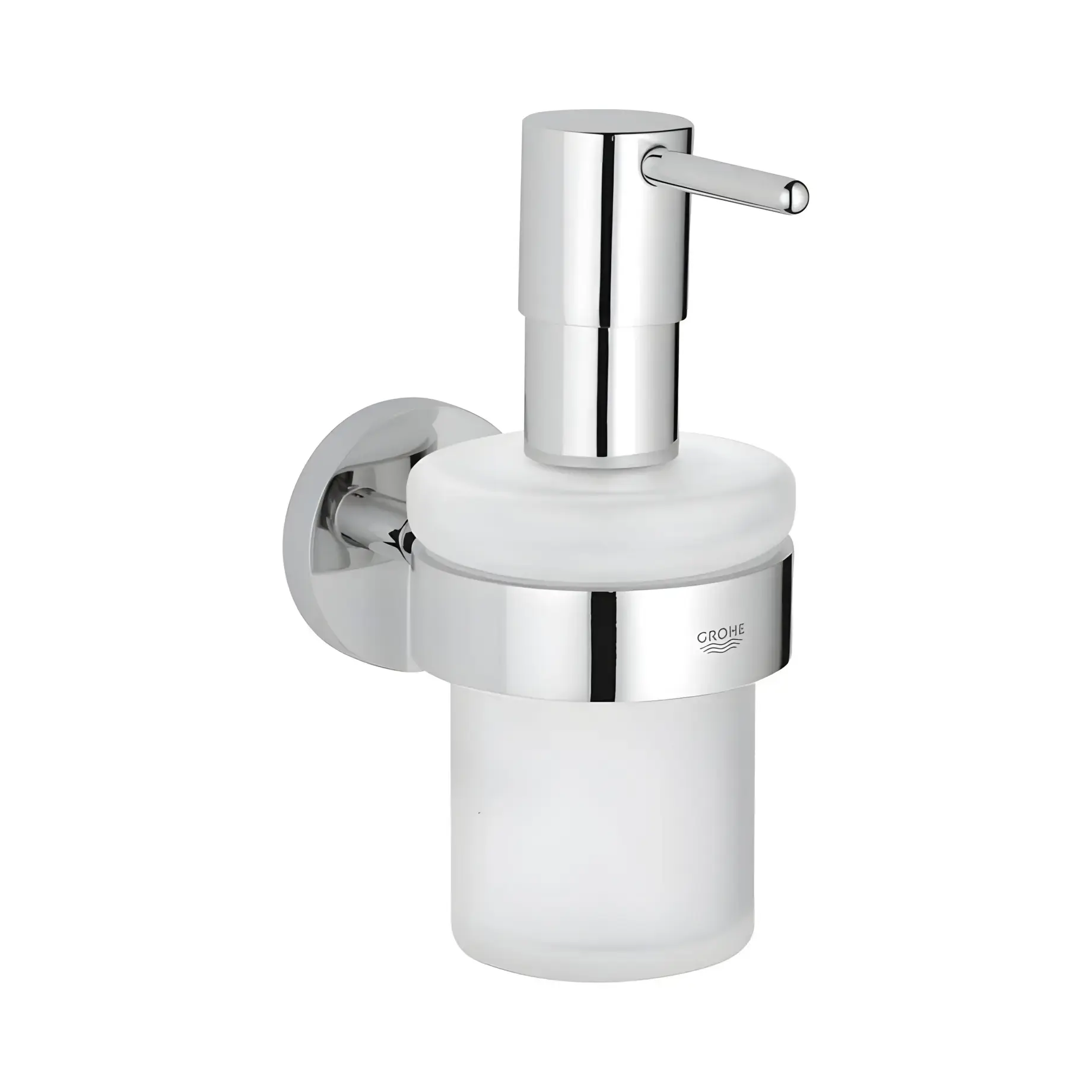 Дозатор для рідкого мила Start QuickFix Grohe 41195000 Chrome — вид на білому тлі