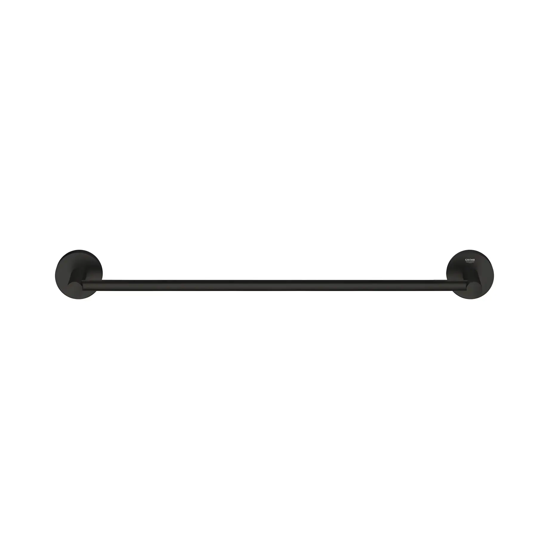 Тримач для рушників 450 мм Start QuickFix Grohe 411972430 Matt Black — вид спереду