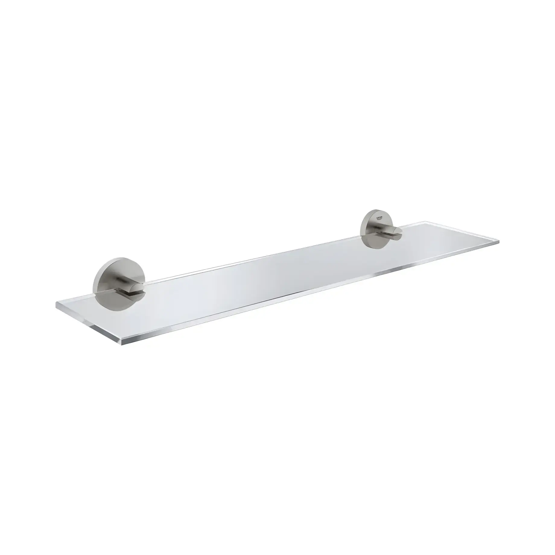Поличка скляна 530 мм Start QuickFix Grohe 41202DC0 Super Steel — вид на білому тлі