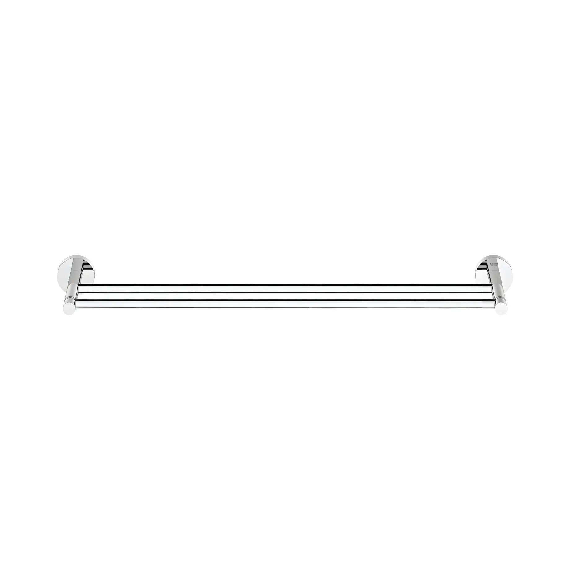 Тримач для рушників подвійний 600 мм Start QuickFix Grohe 41203000 Chrome — вид спереду