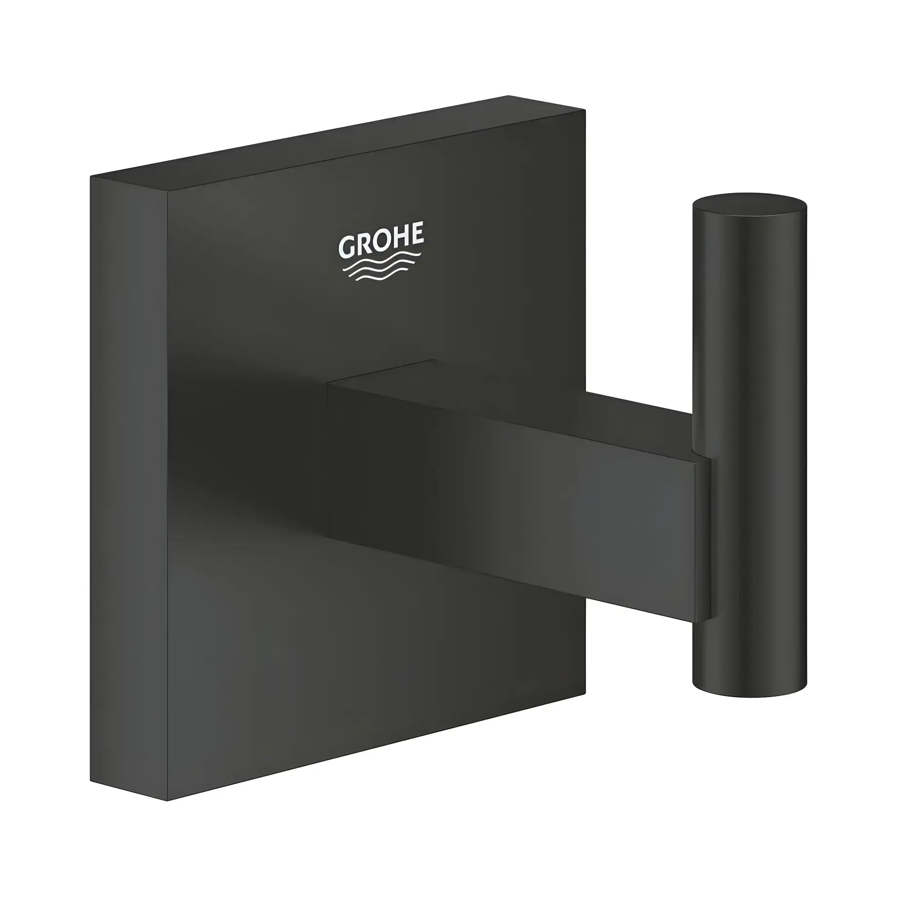 Гачок Start Cube QuickFix Grohe 409612430 Matt Black — вид на білому тлі