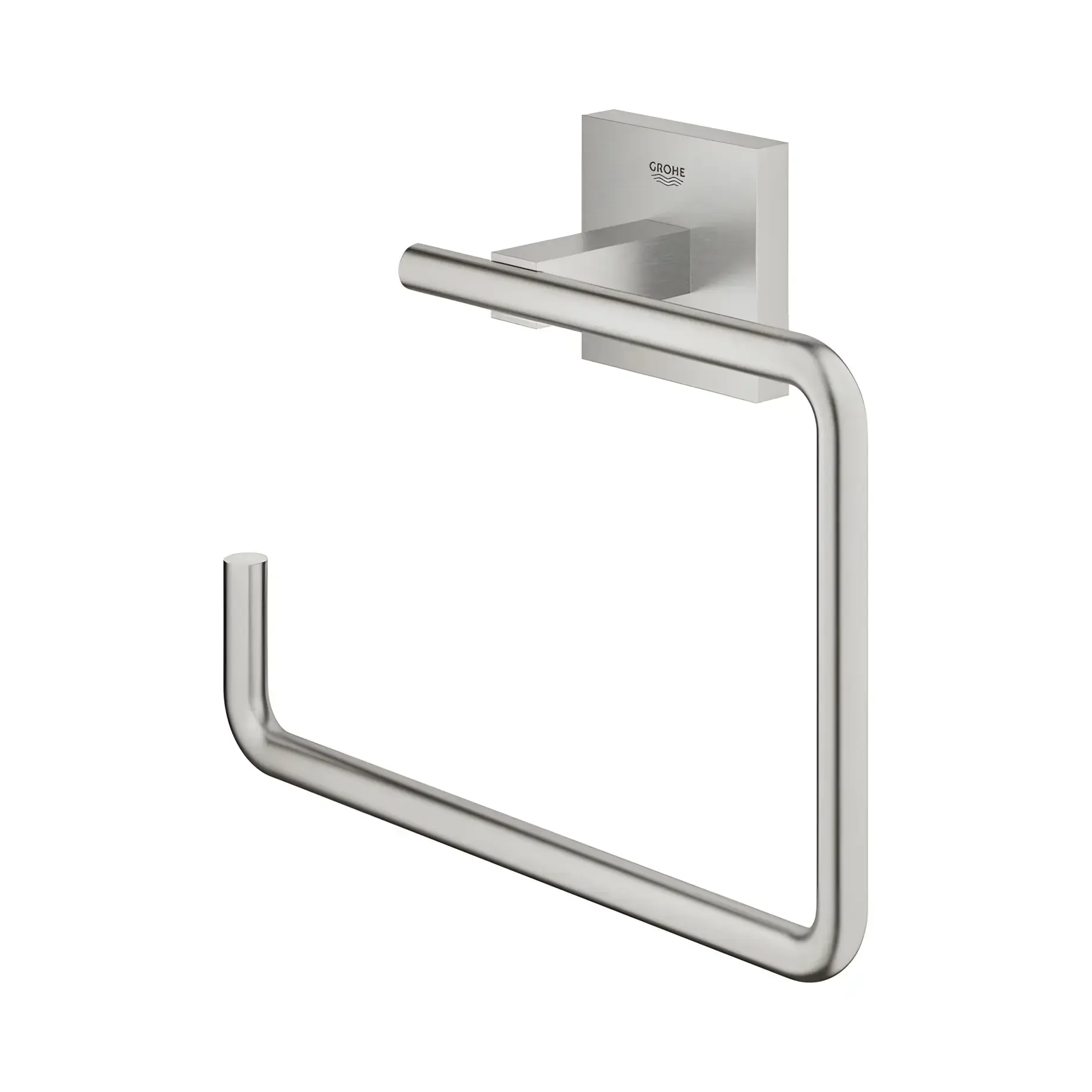 Тримач для рушників Start Cube QuickFix Grohe 40975DC0 Super Steel — вид спереду