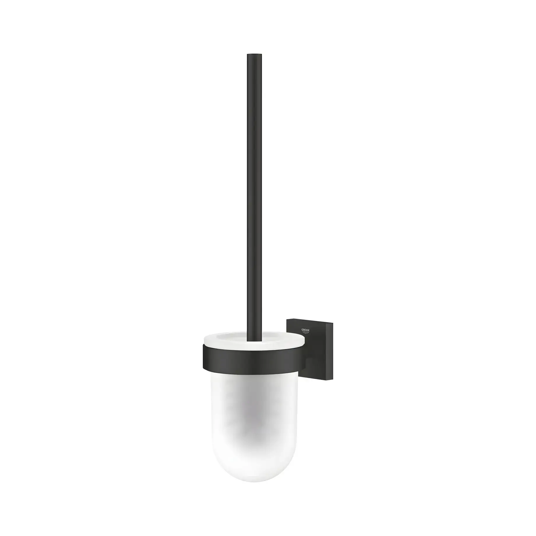 Щітка для унітазу Start Cube QuickFix Grohe 409772430 Matt Black — вид спереду
