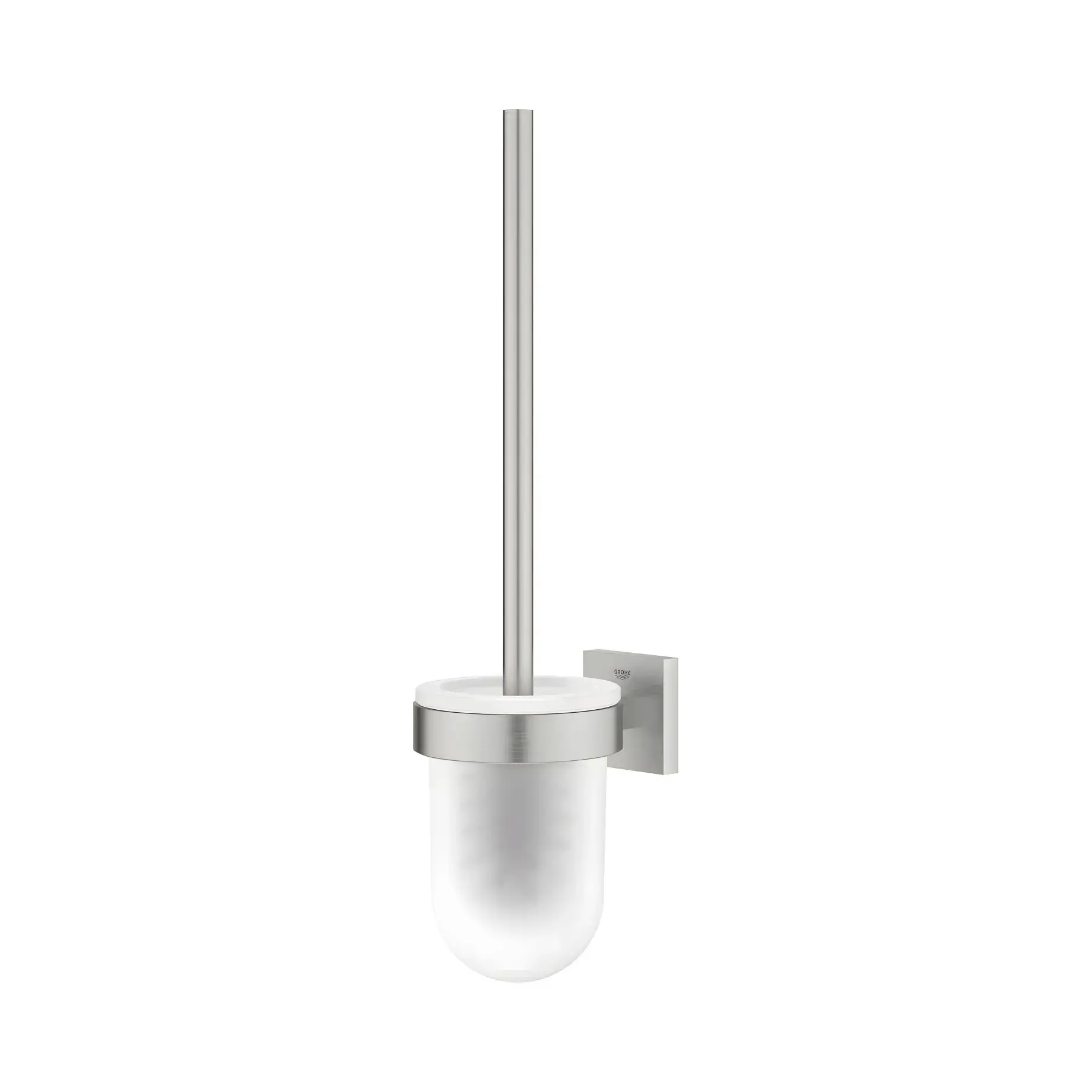Щітка для унітазу Start Cube QuickFix Grohe 40977DC0 Super Steel — вид спереду