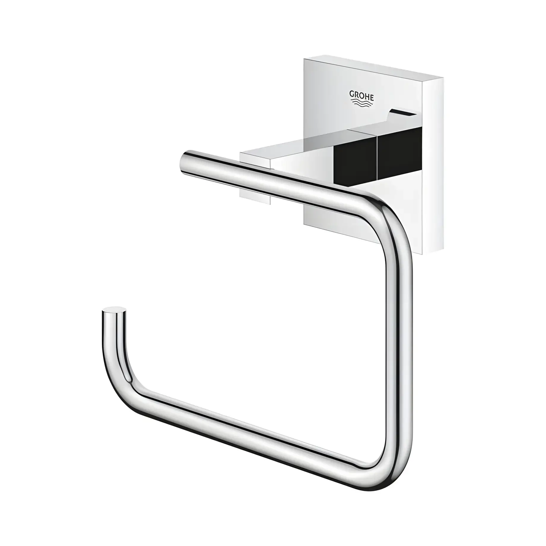 Тримач для туалетного паперу без кришки Start Cube QuickFix Grohe 40978000 Chrome — вид спереду