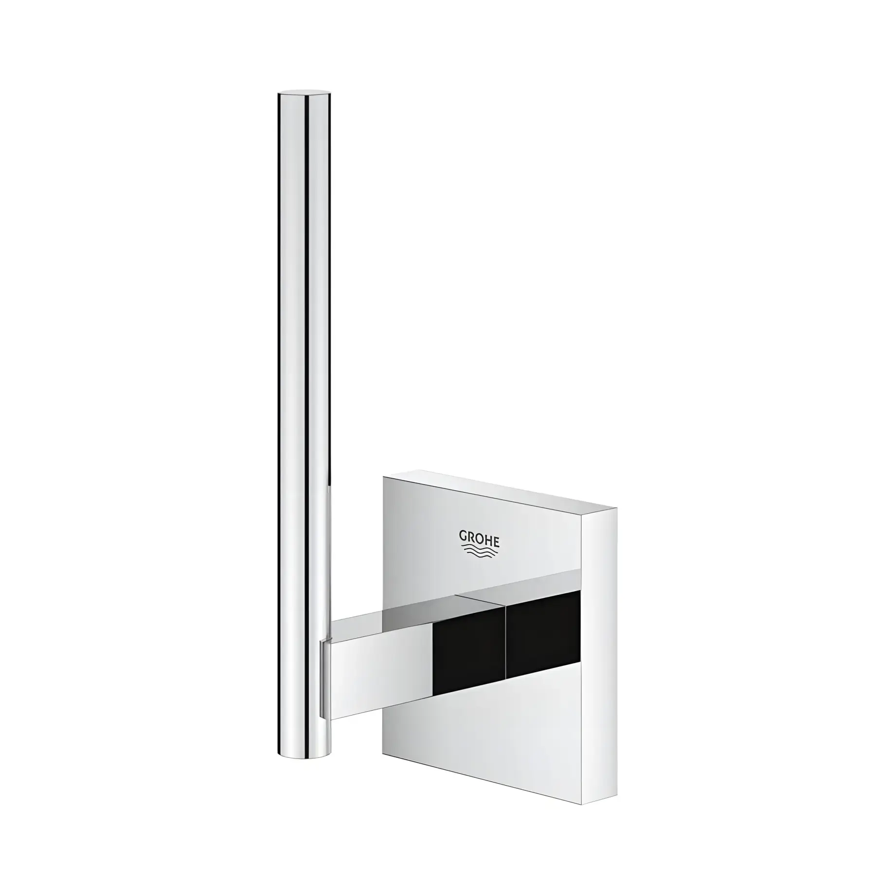 Тримач для запасного рулону туалетного паперу Start Cube QuickFix Grohe 40979000 Chrome — вид спереду
