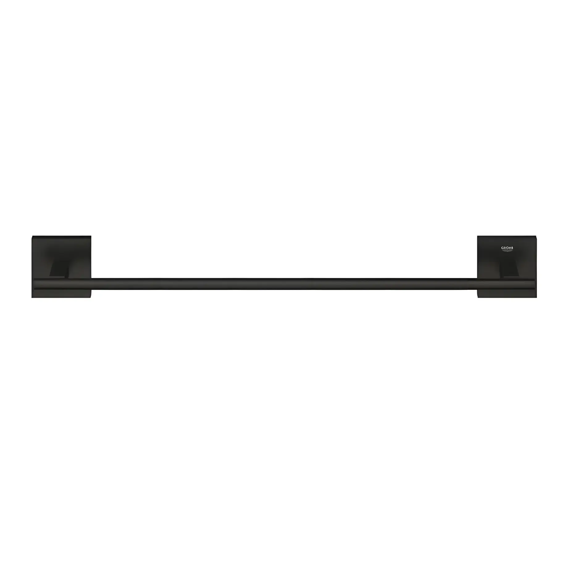 Тримач для рушника 450 мм Start Cube QuickFix Grohe 409872430 Matt Black — вид спереду