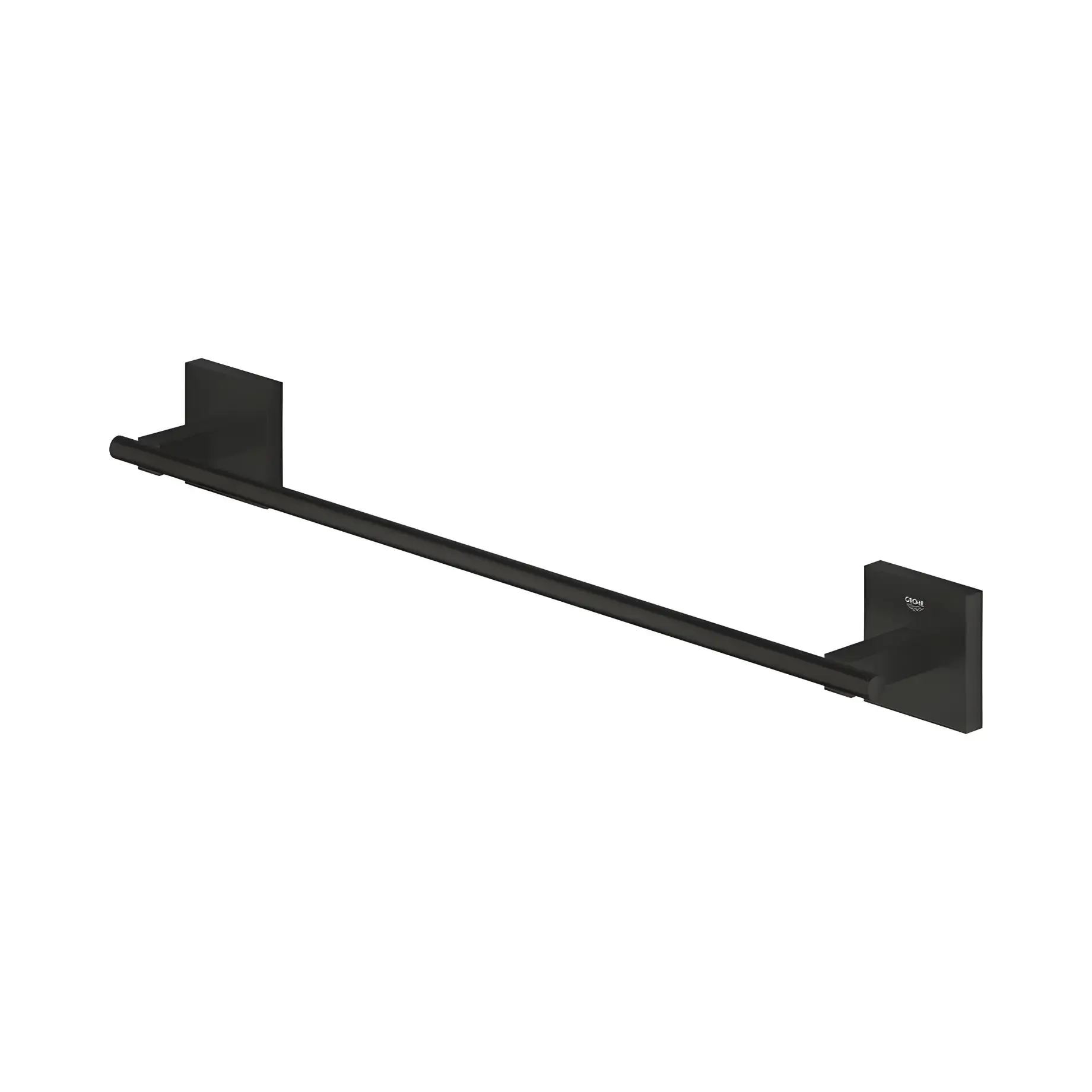 Тримач для рушника 450 мм Start Cube QuickFix Grohe 409872430 Matt Black — бічний ракурс