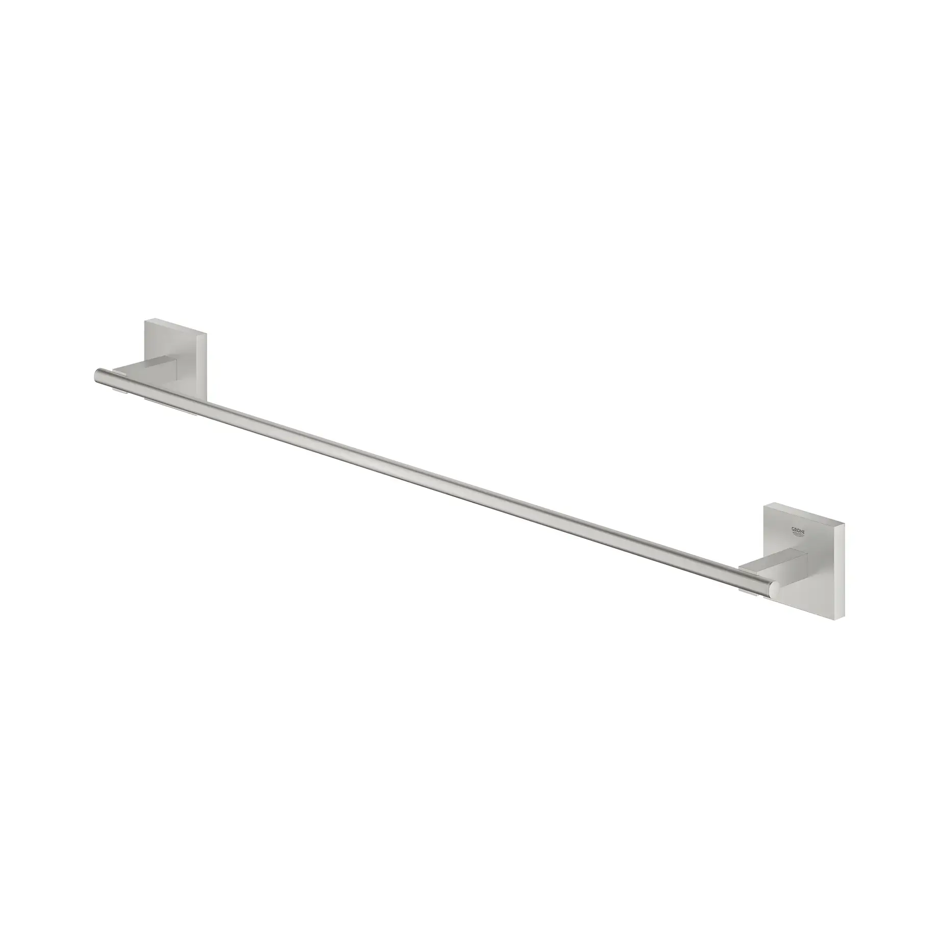 Тримач для рушника 600 мм Start Cube QuickFix Grohe 41089DC0 Super Steel — бічний ракурс