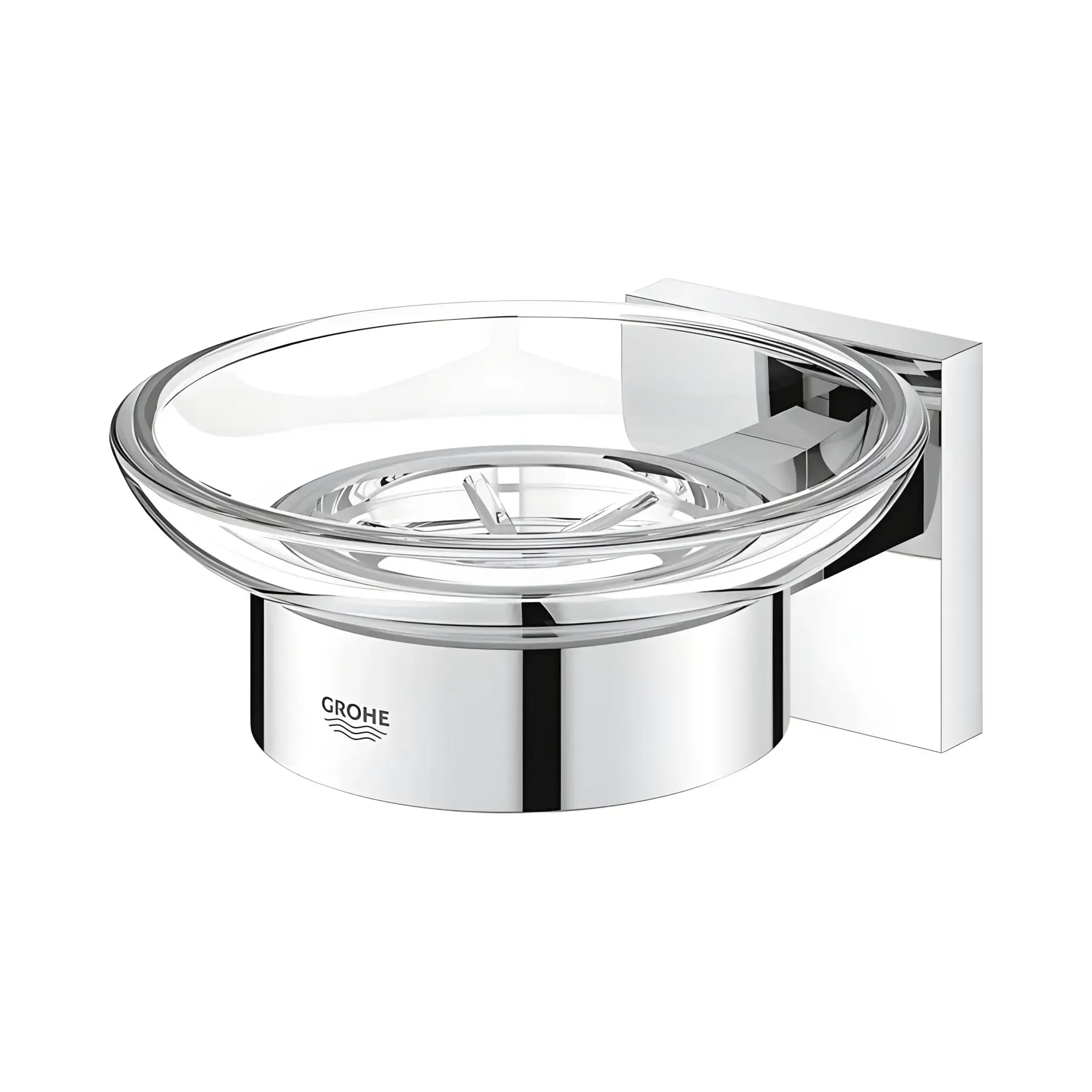 Мильниця настінна Start Cube QuickFix Grohe 41096000 Chrome — бічний ракурс