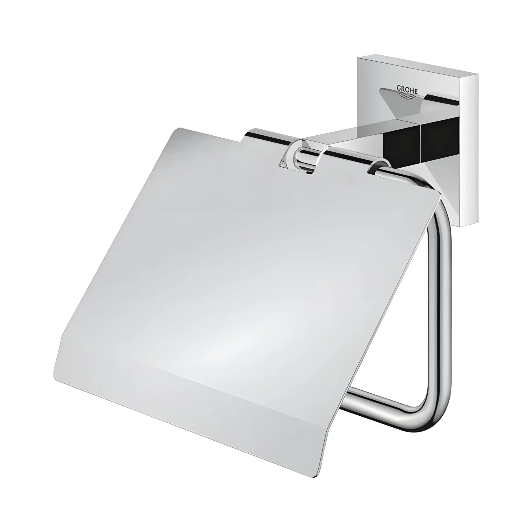 Тримач для туалетного паперу Start Cube QuickFix Grohe 41102000 Chrome — вид спереду