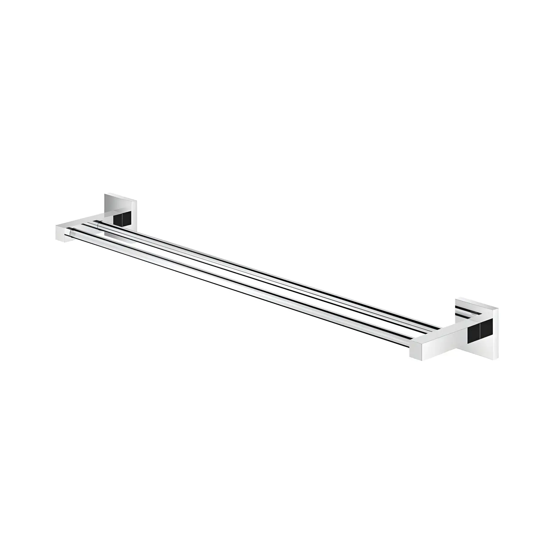 Тримач для рушників подвійний 600 мм Start Cube QuickFix Grohe 41104000 Chrome — вид спереду