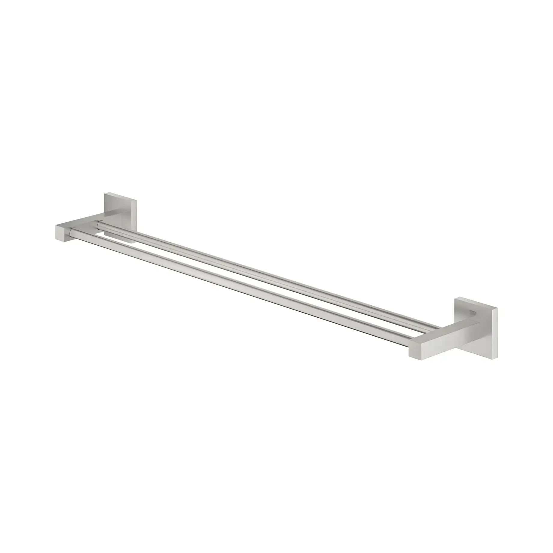 Тримач для рушників подвійний 600 мм Start Cube QuickFix Grohe 41104DC0 Super Steel — вид спереду