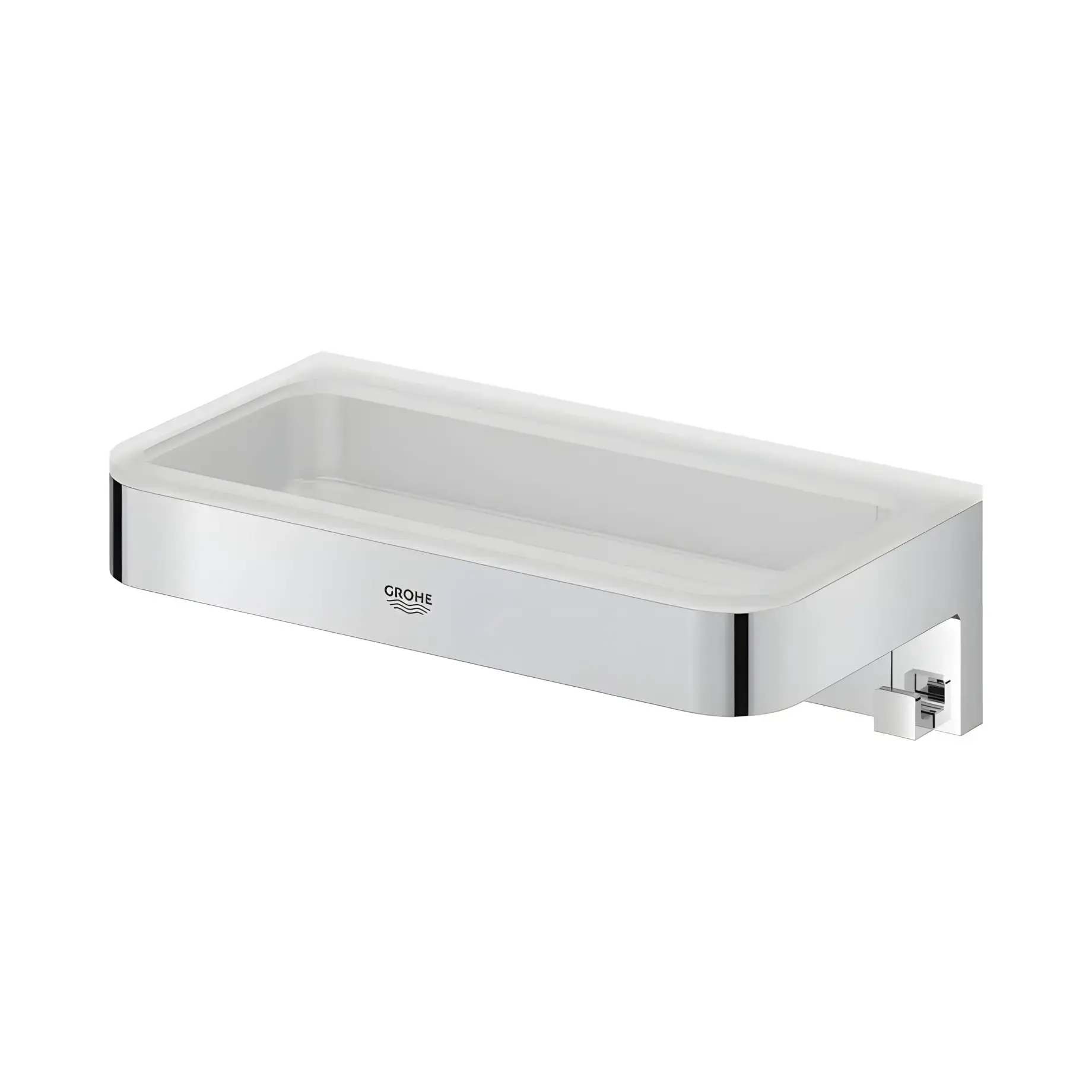 Поличка для душу Start Cube QuickFix Grohe 41107000 Chrome — бічний ракурс