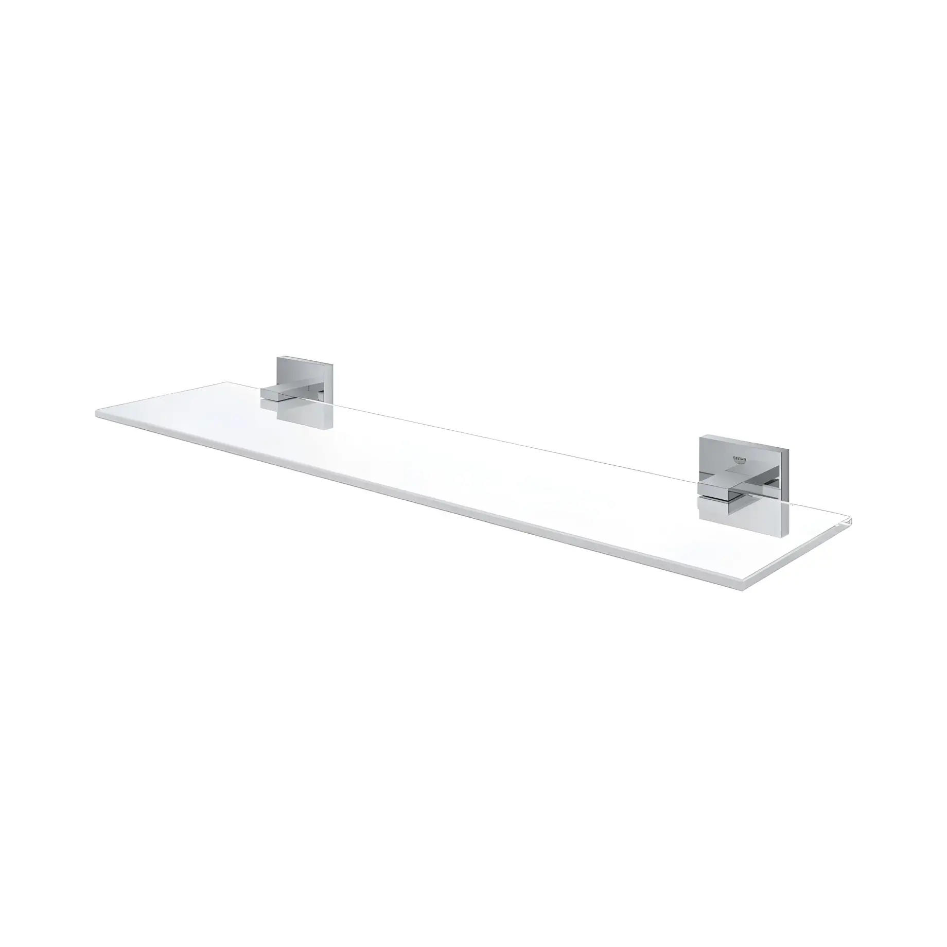 Поличка скляна 530 мм Start Cube QuickFix Grohe 41109000 Chrome — бічний ракурс