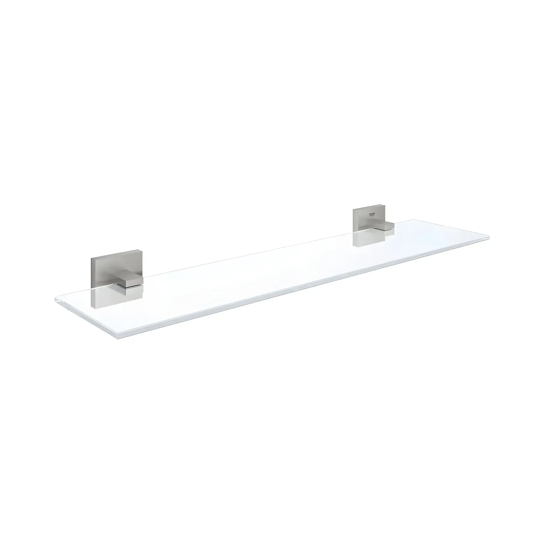 Поличка скляна 530 мм Start Cube QuickFix Grohe 41109DC0 Super Steel — вид на білому тлі