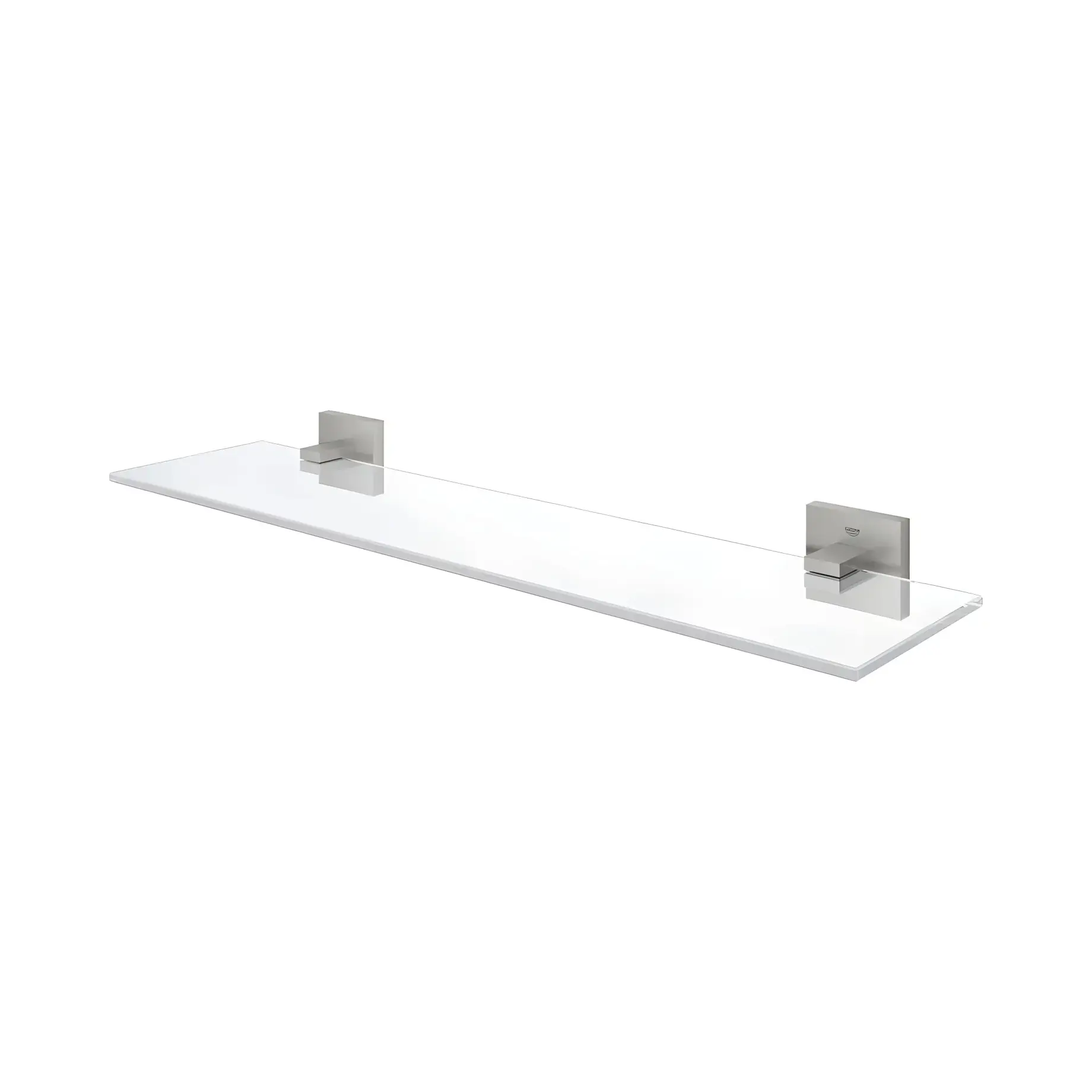 Поличка скляна 530 мм Start Cube QuickFix Grohe 41109DC0 Super Steel — бічний ракурс