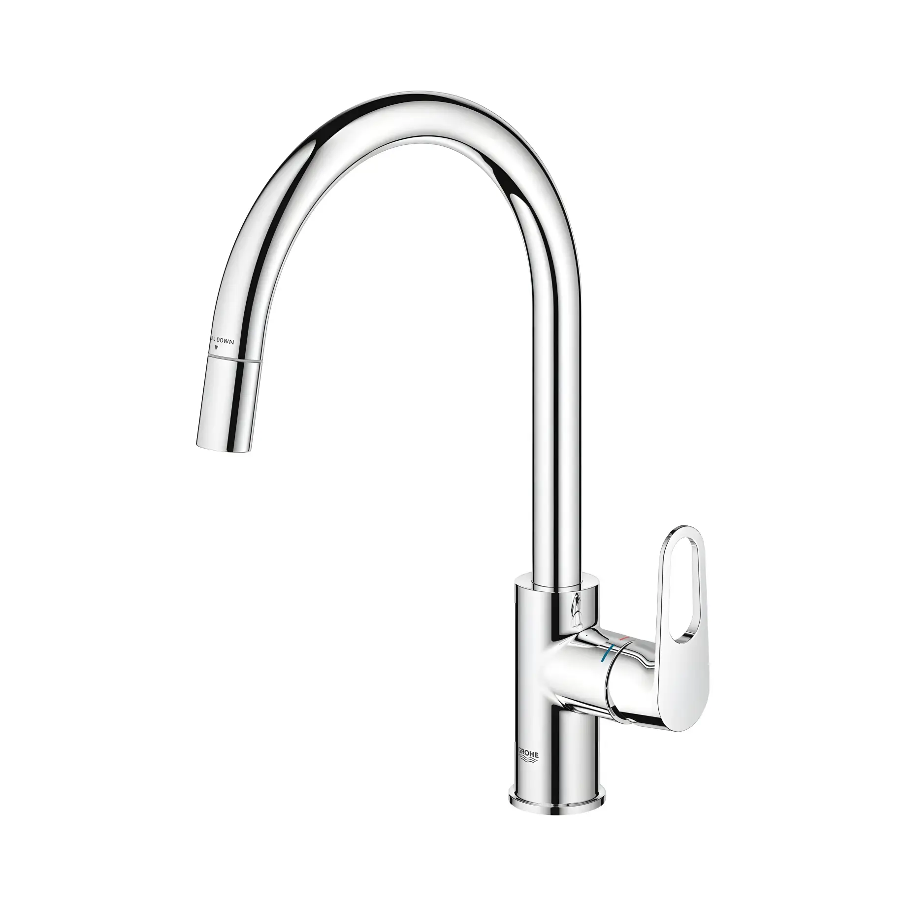 Змішувач для кухні Start Flow QuickFix Grohe 30569000 — бічний ракурс