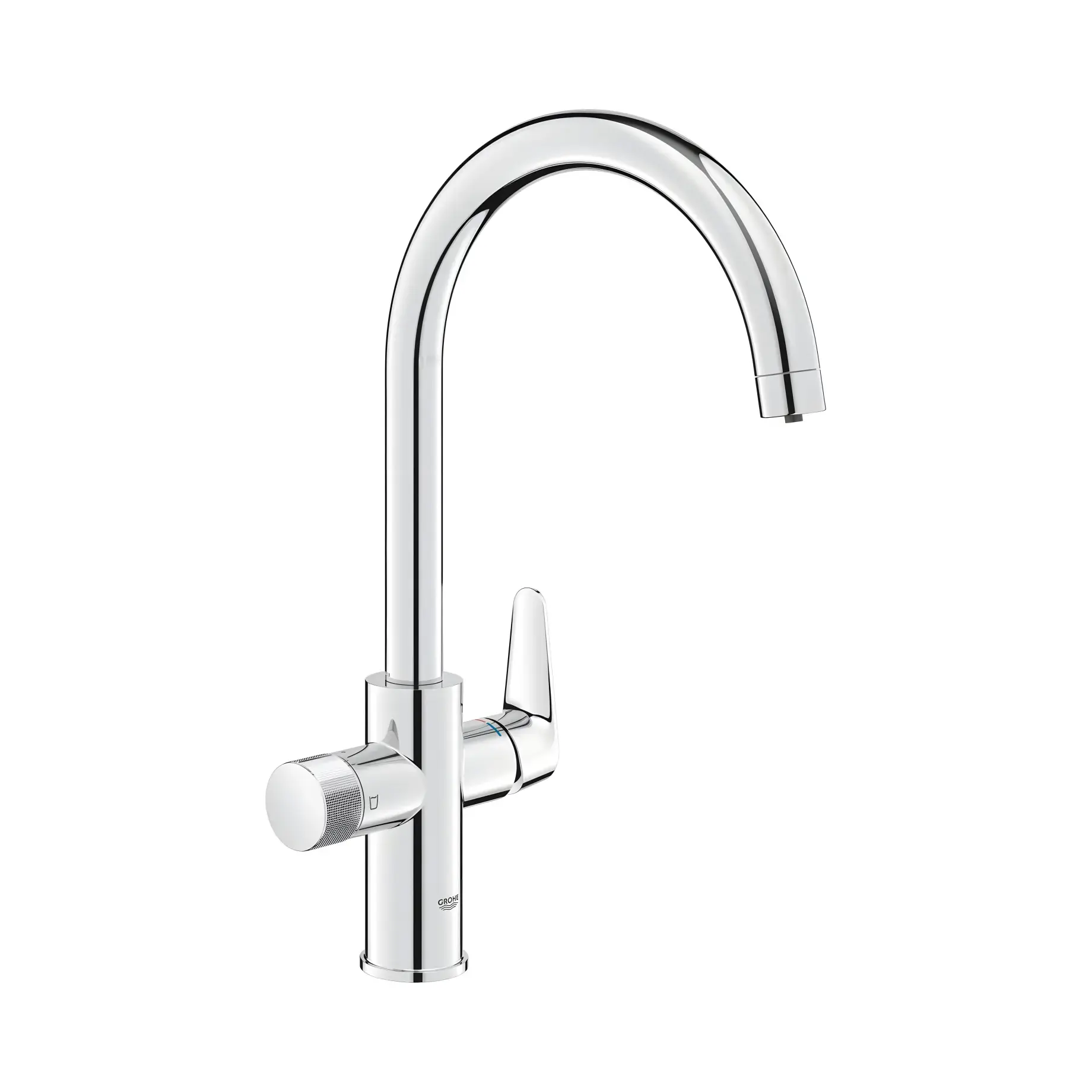 Змішувач для кухні з подачею фільтрованої води GROHE Blue Pure StartCurve Grohe 30592000 — вид на білому тлі