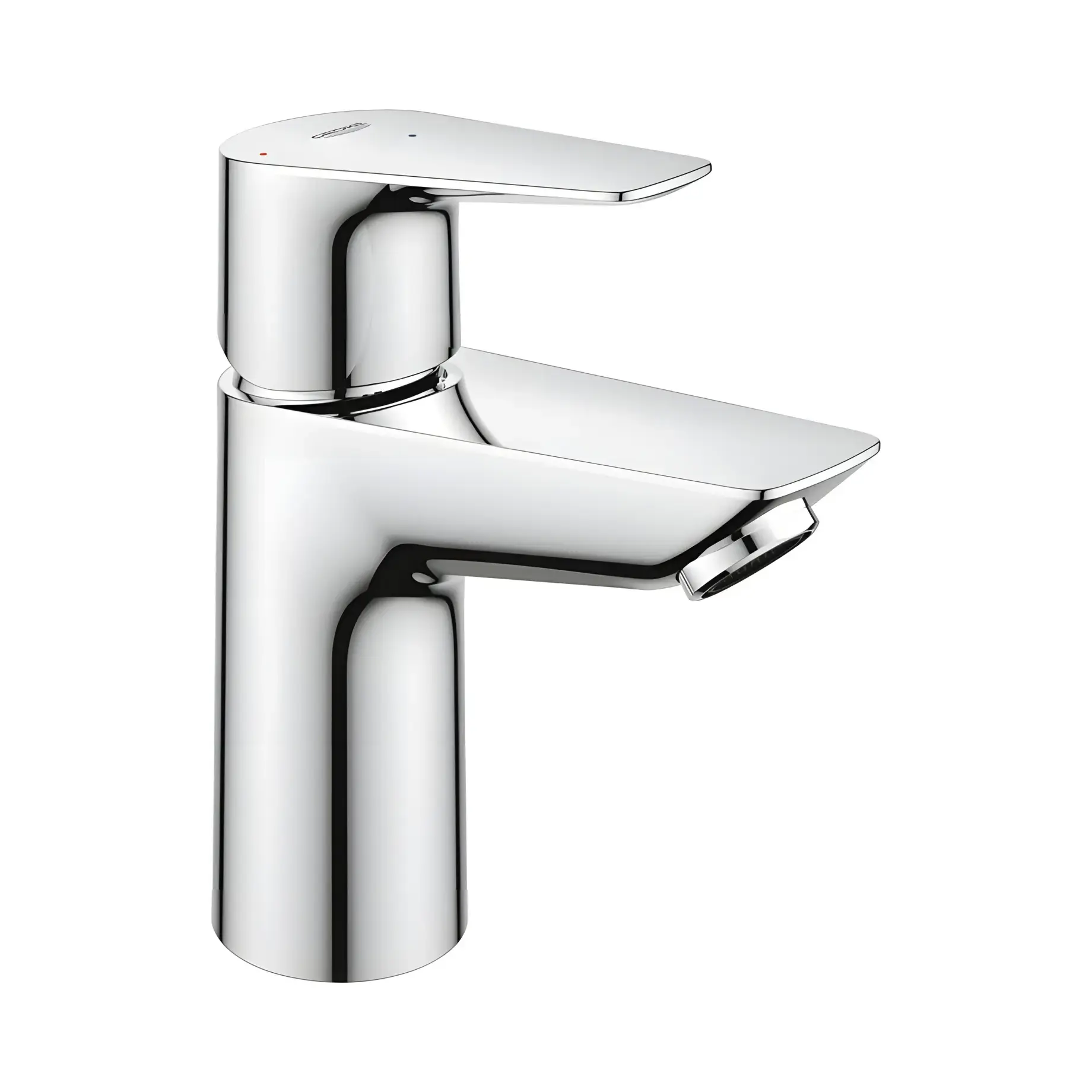 Змішувач для раковини StartEdge з донним клапаном Push-Open, розмір S QuickFix Grohe 23900001 Chrome — вид на білому тлі