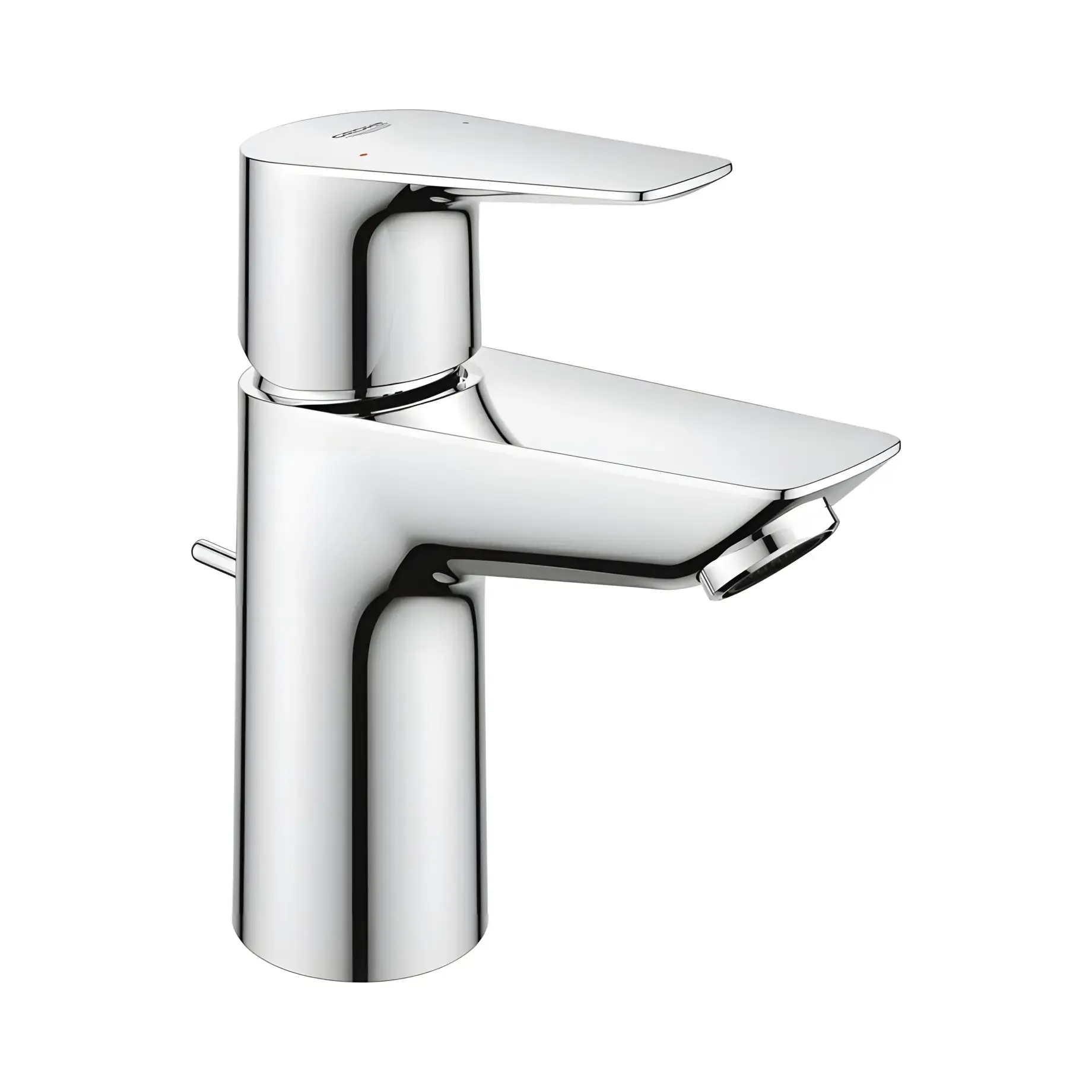 Змішувач для раковини StartEdge з донним клапаном, розмір S QuickFix Grohe 24196001 Chrome — вид на білому тлі