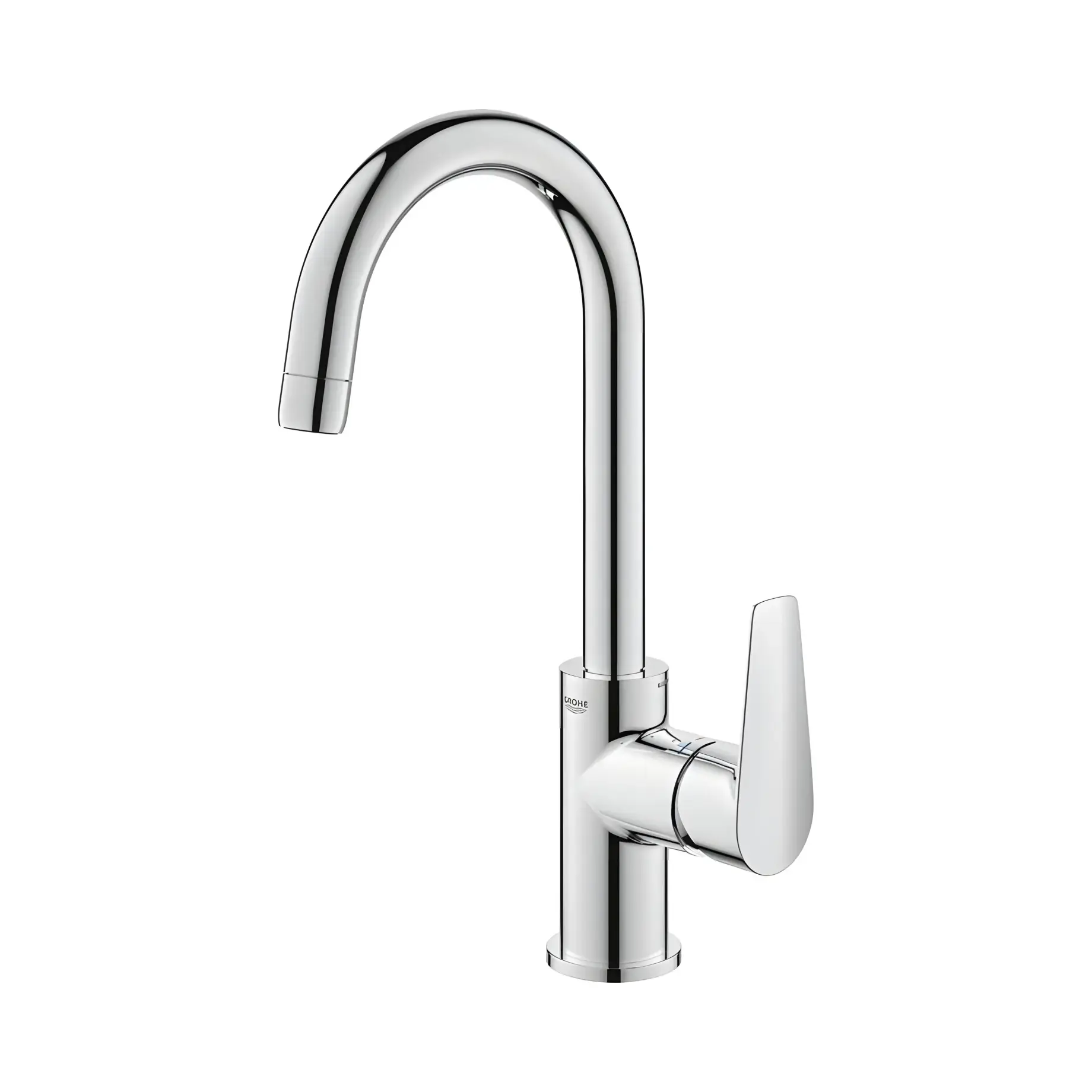 Змішувач для раковини високий StartEdge, розмір L QuickFix Grohe 24201001 — бічний ракурс