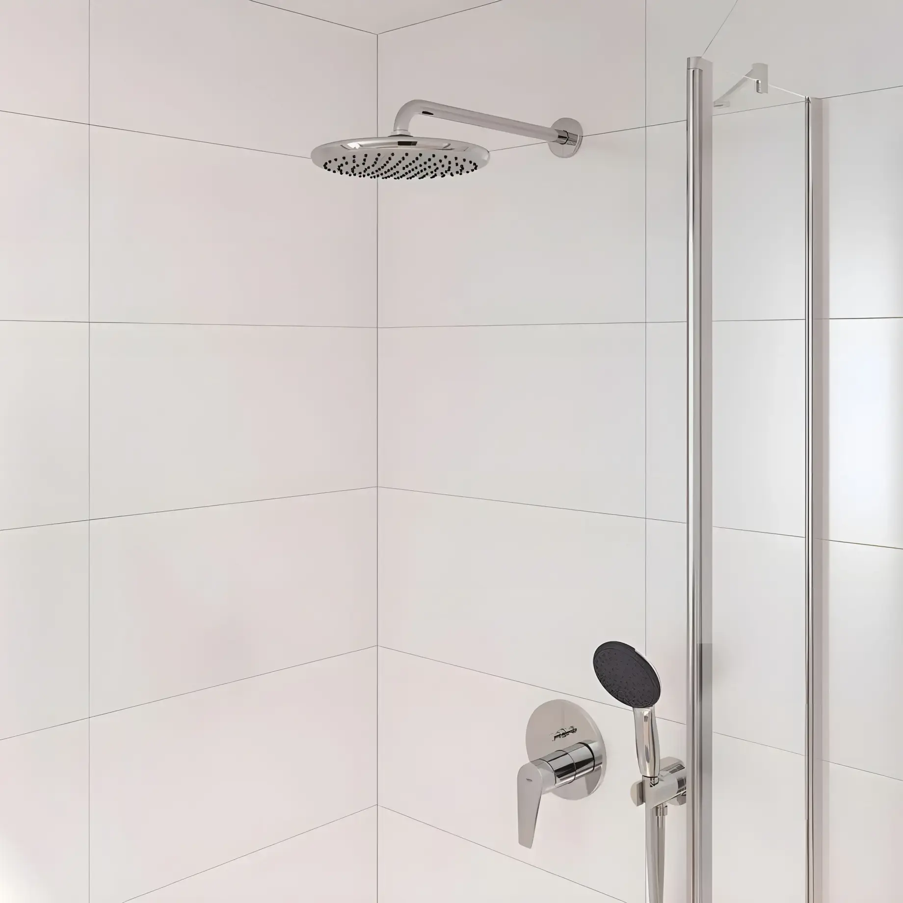 Душевая система скрытого монтажа StartEdge с Vitalio Start 250 Grohe 25293000 — вид спереди