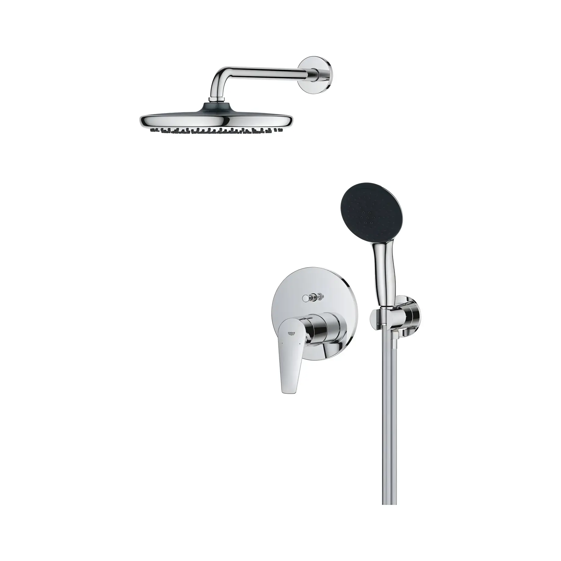 Душевая система скрытого монтажа StartEdge с Vitalio Start 250 Grohe 25293000 — вид внутрь