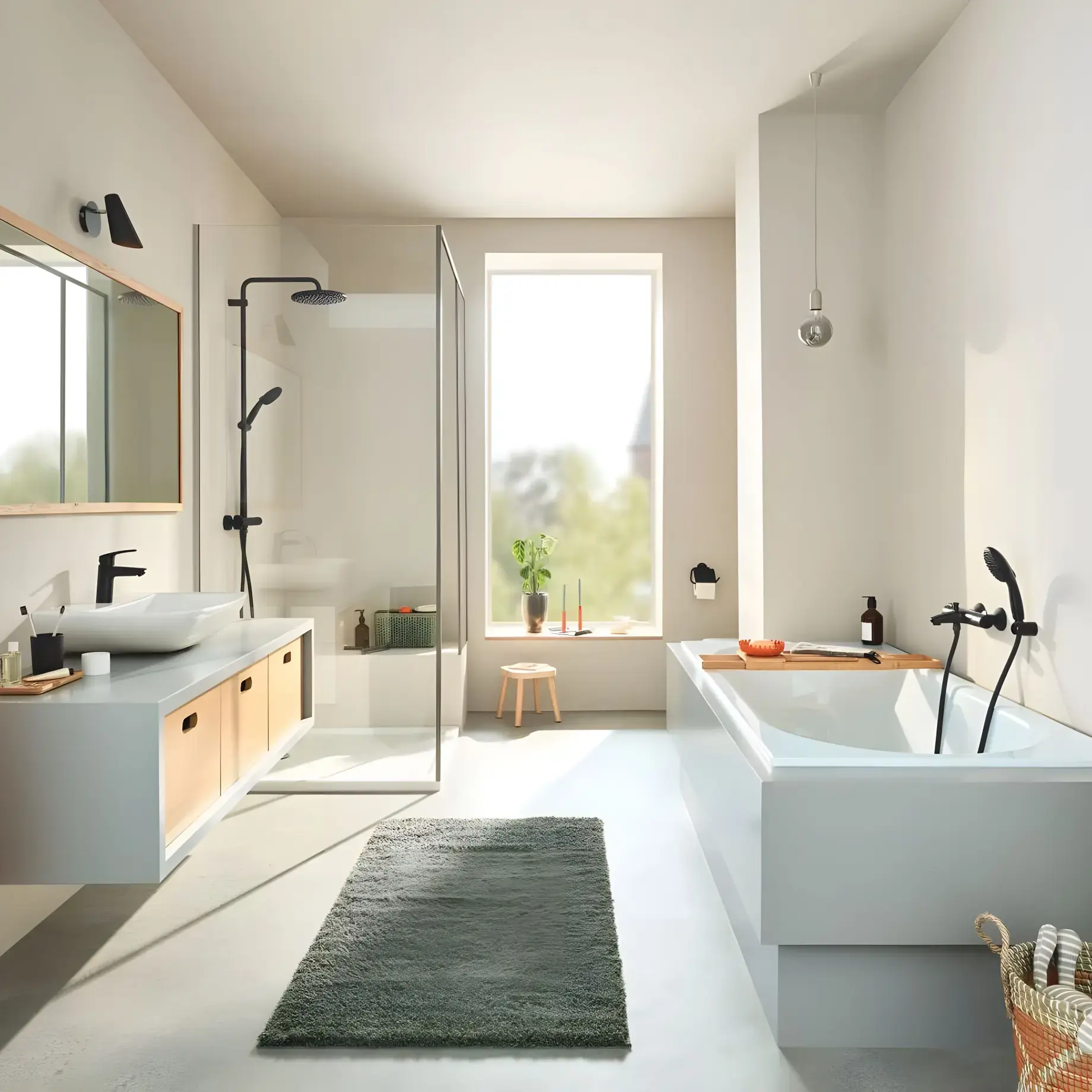 Душова система з термостатом Tempesta 250 Grohe 266702431 — вид спереду