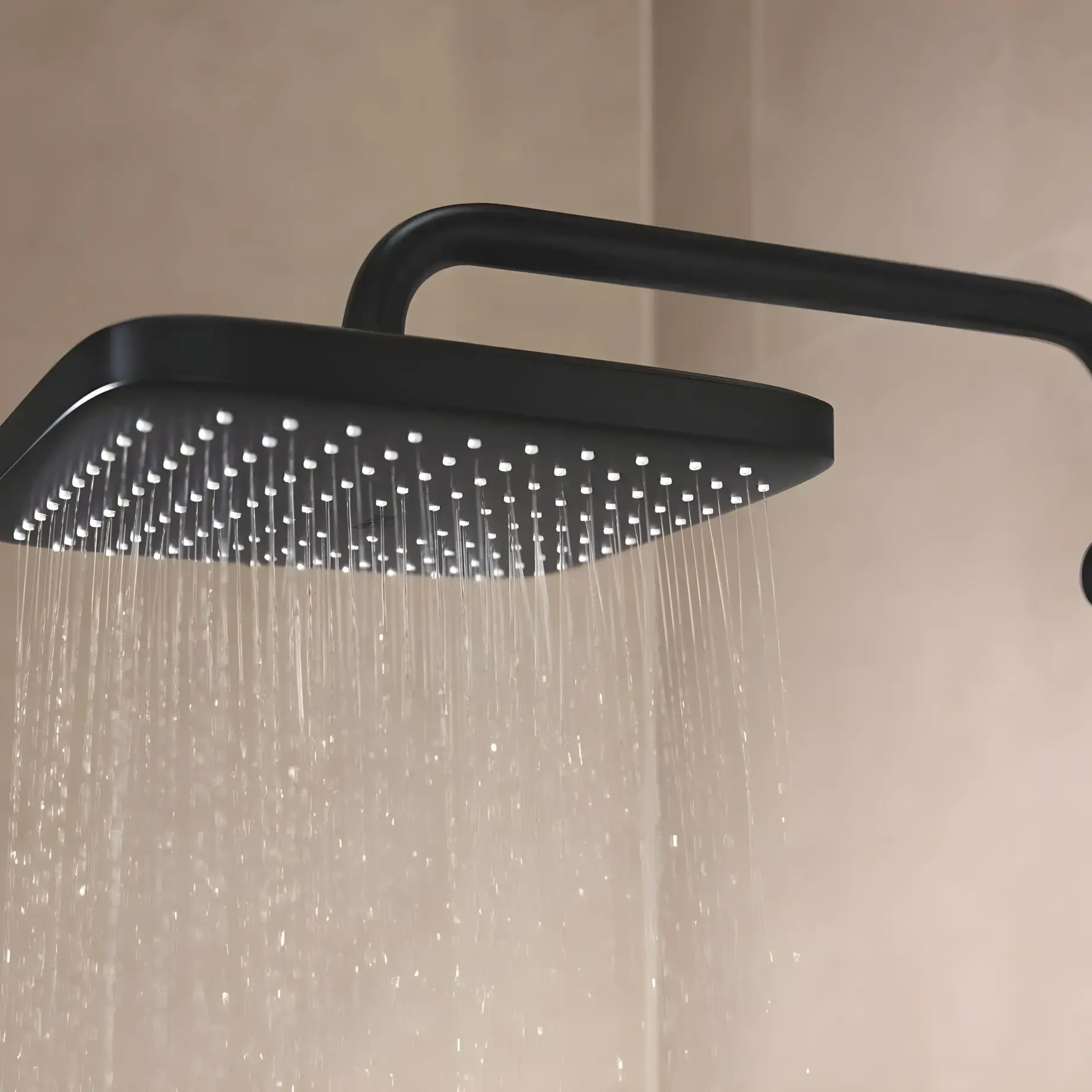 Душевая система с термостатом Tempesta 250 Cube Grohe 266892431 — боковой ракурс