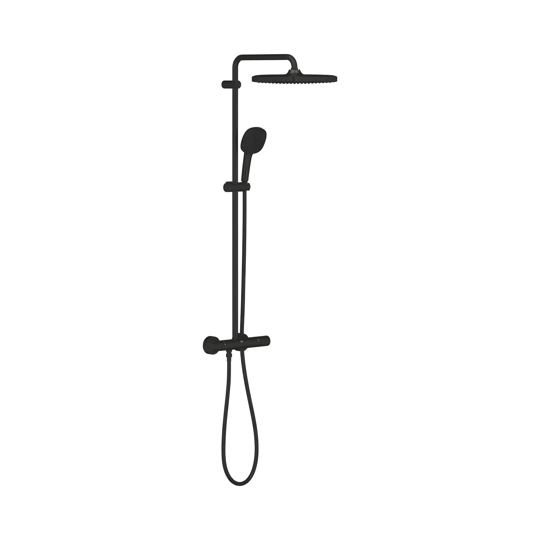 Душевая система с термостатом Tempesta 250 Cube Grohe 266892431 — ракурс 3/4