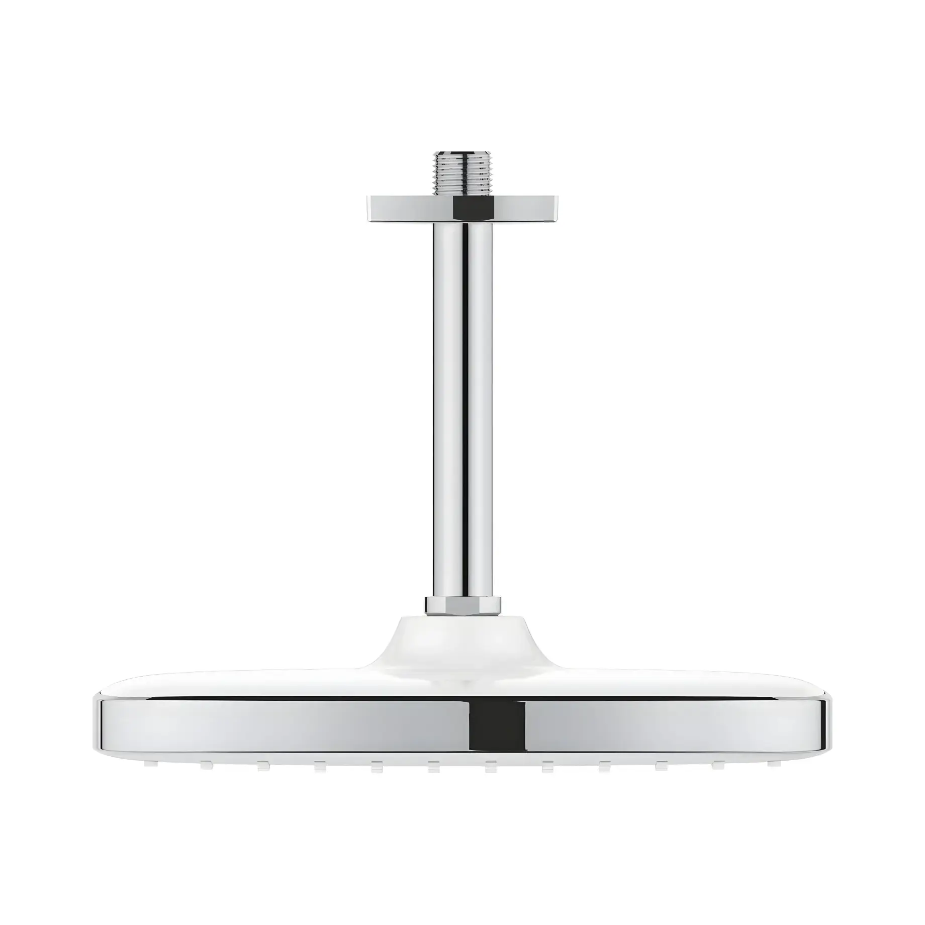 Верхний душ с потолочным держателем Tempesta 250 Cube Grohe 26688000 — боковой ракурс