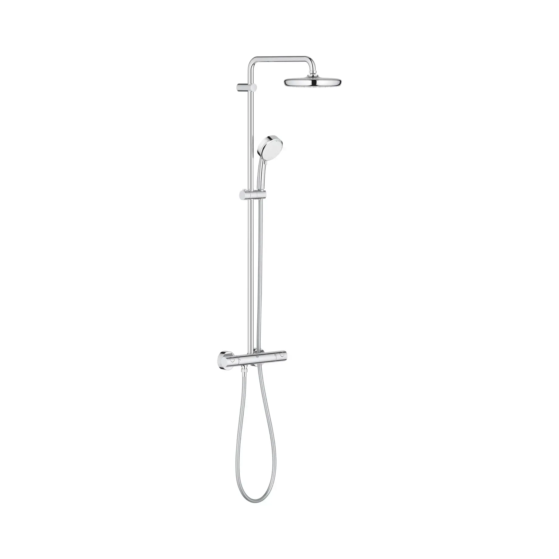 Душова система з термостатом Tempesta Cosmopolitan 210 Grohe 27922001 — вид на білому тлі