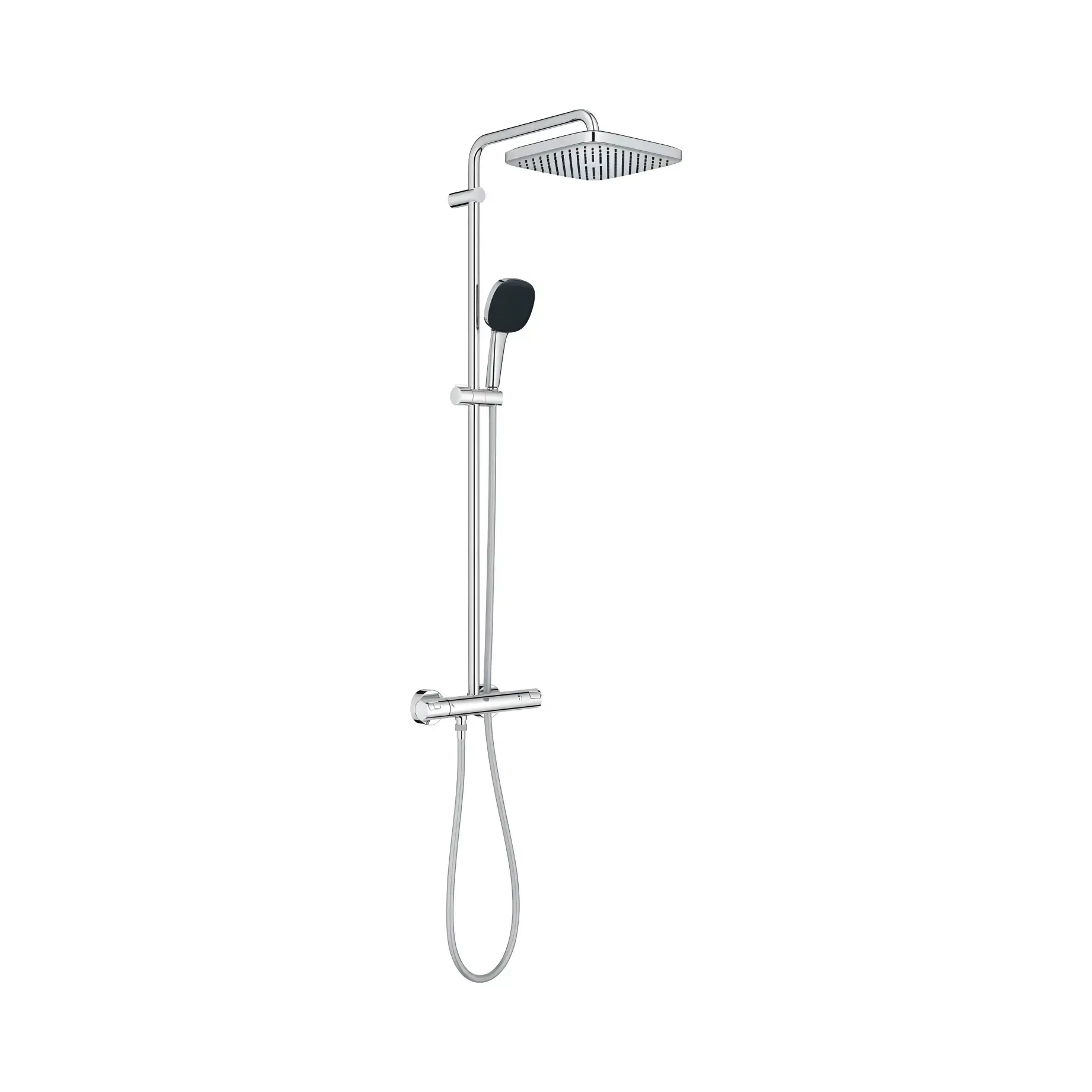Душова система з термостатом Vitalio Comfort 250 Grohe 26696001 — вид на білому тлі