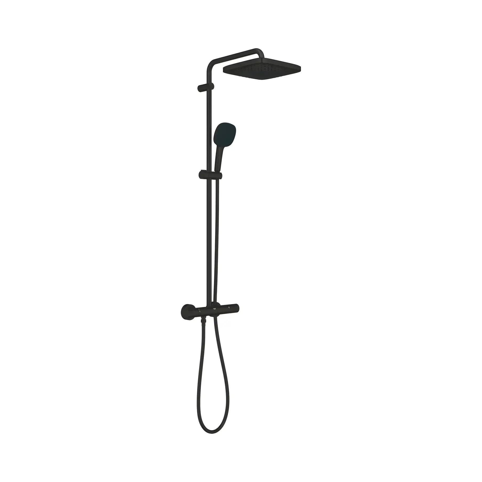 Душова система з термостатом Vitalio Comfort 250 Grohe 266962431 — вид на білому тлі