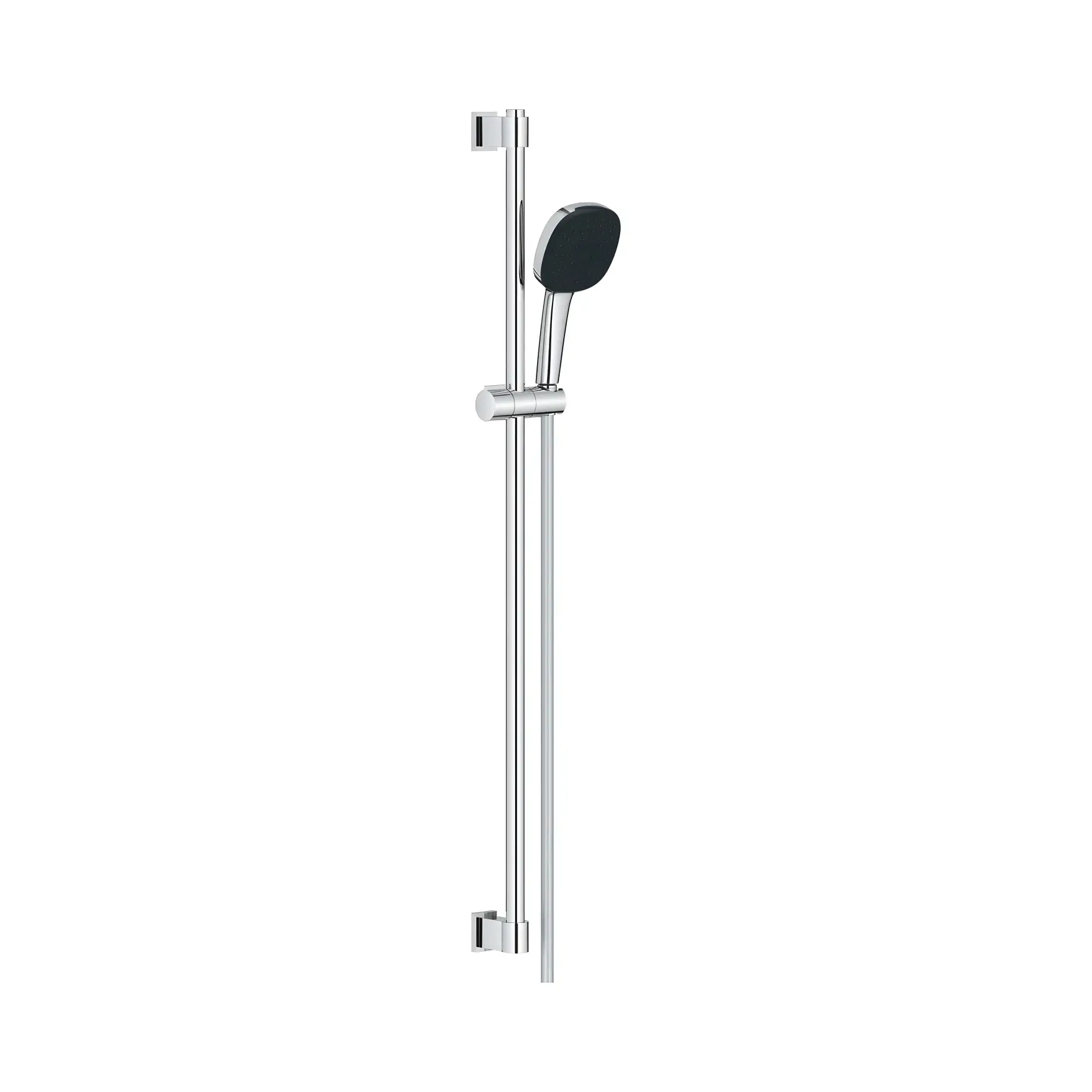 Душовий гарнітур з 3 типами струменю зі стійкою 900 мм Vitalio Comfort 110 QuickFix Grohe 26932001 Chrome — вид на білому тлі
