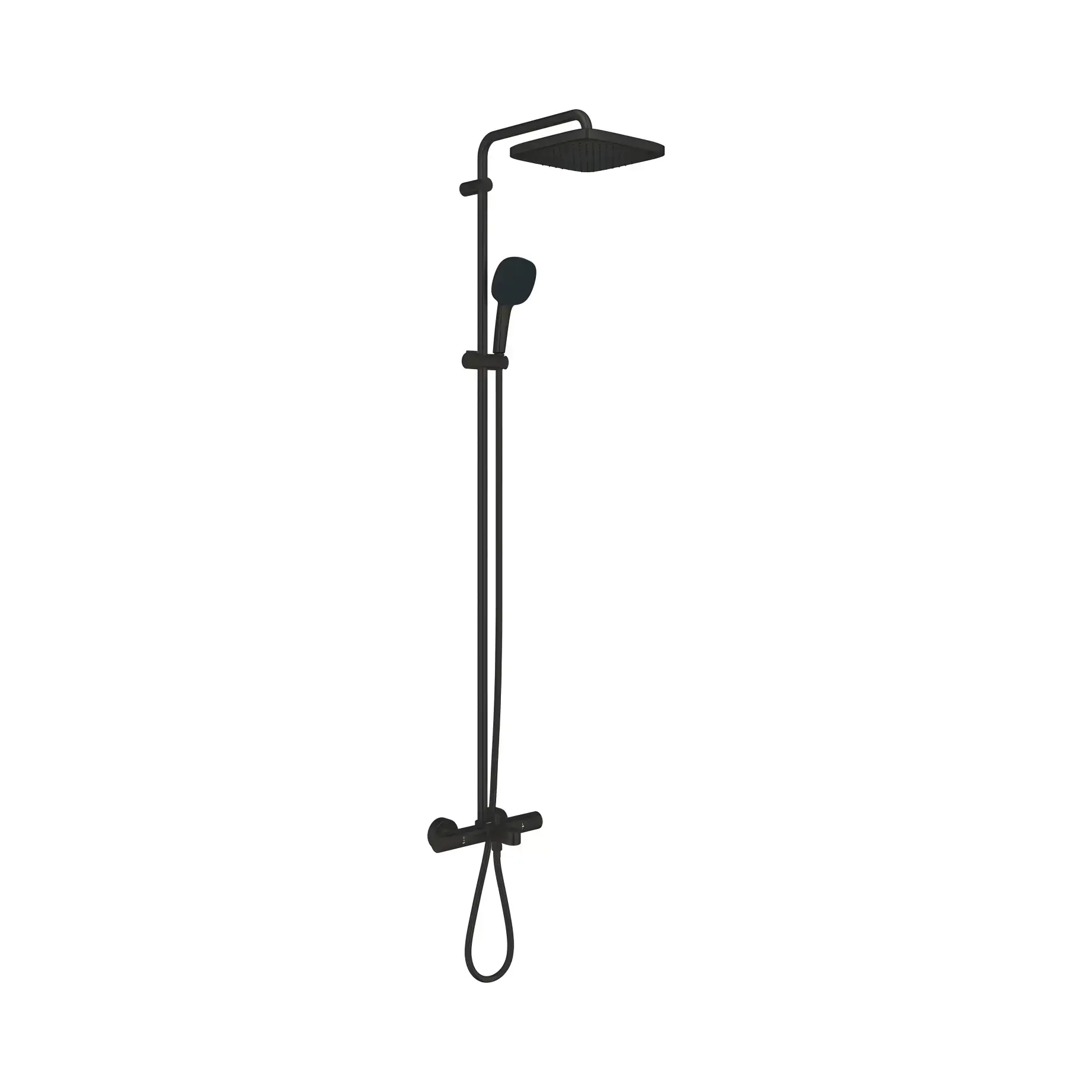 Душова система з термостатом з виливом для ванни Vitalio Comfort 250 Grohe 269842431 — вид на білому тлі