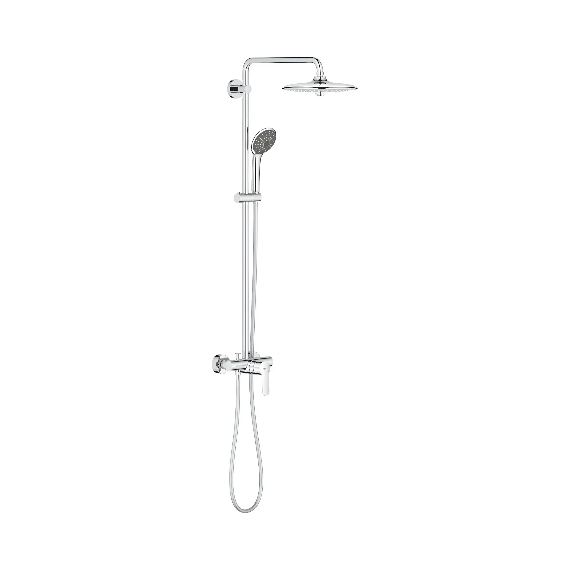 Душова система Vitalio Joy 260 QuickFix Grohe 27684001 Chrome — вид на білому тлі