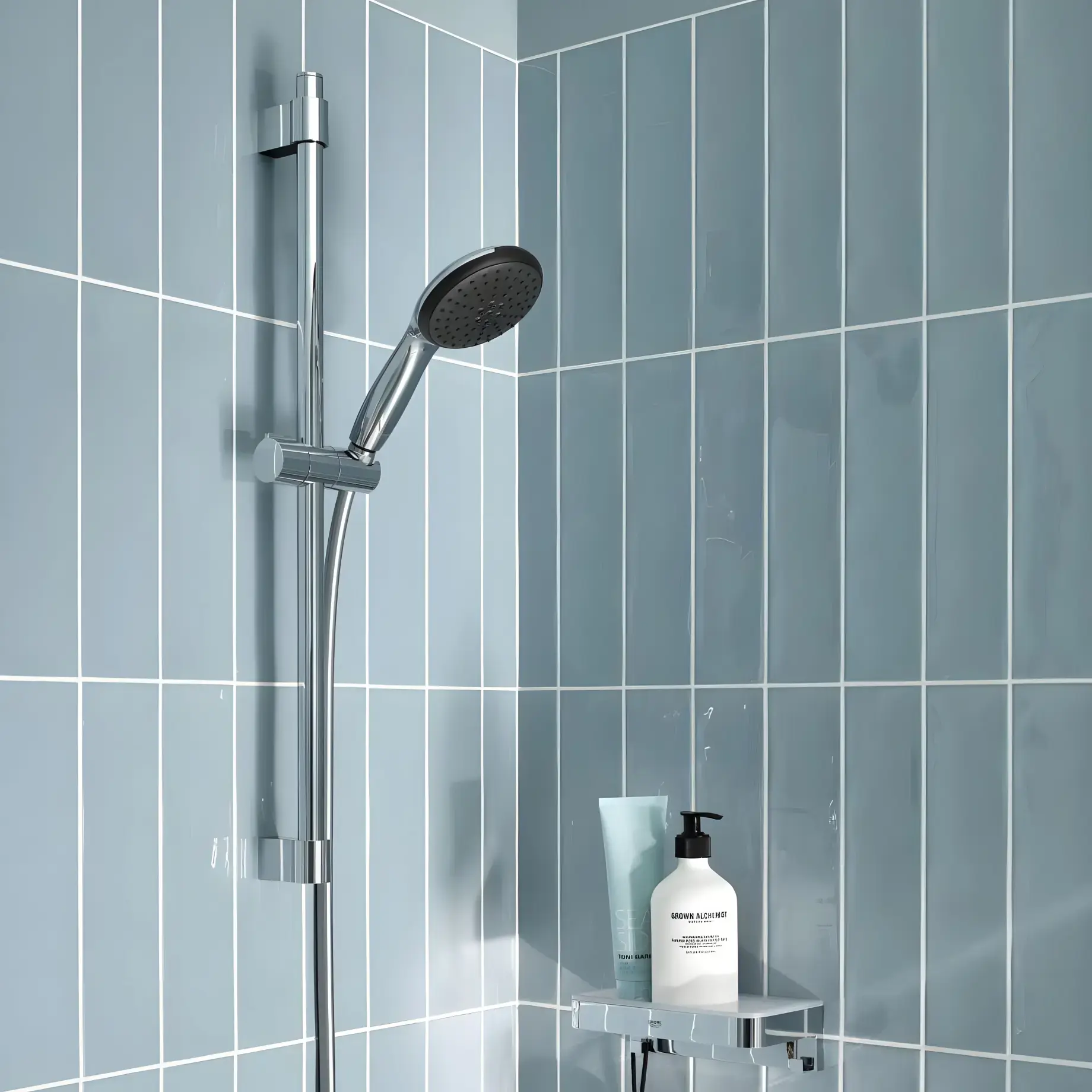 Душови гарнітур з 3 типами струменю Vitalio Start 110 QuickFix Grohe 26032001 — вид спереду