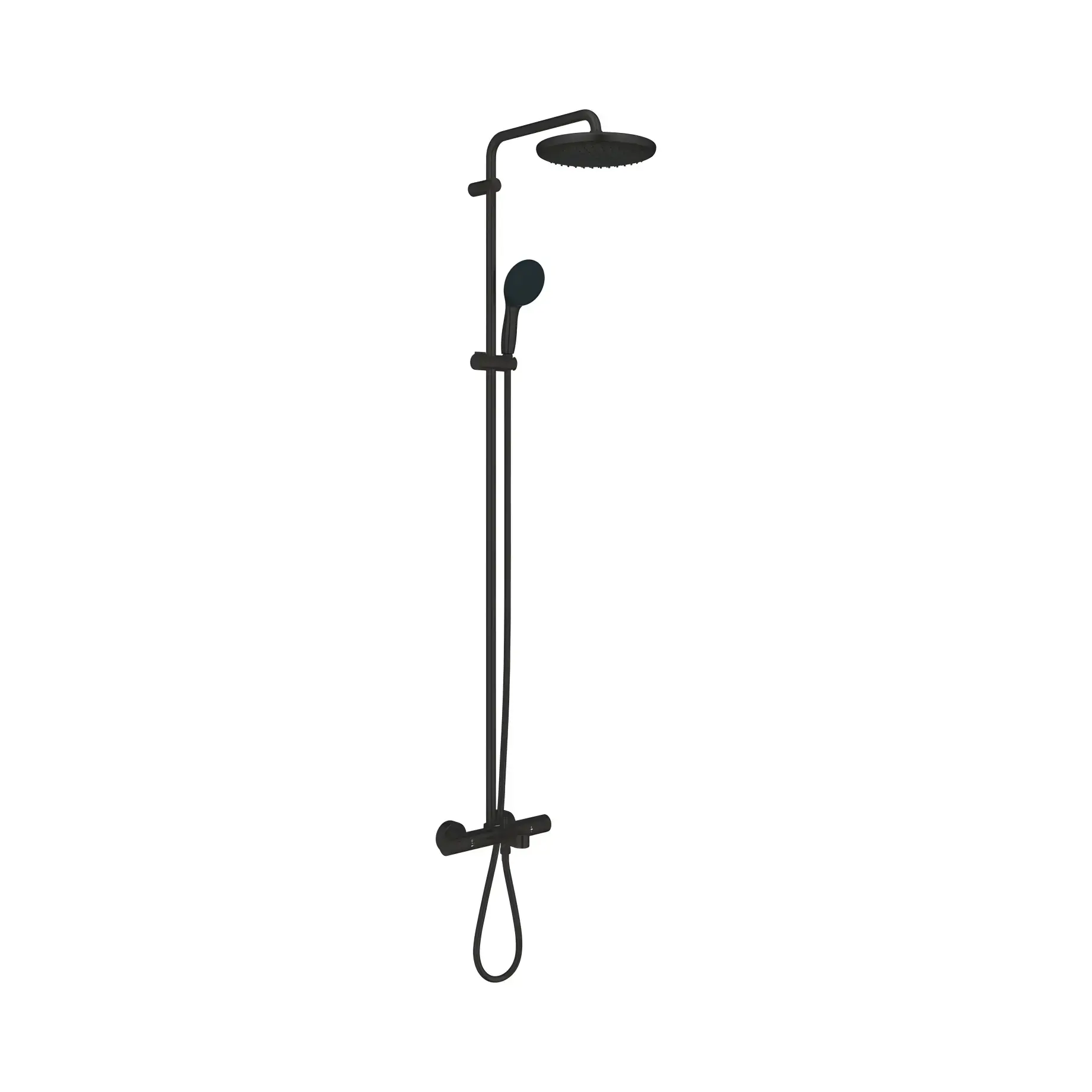 Душова система з термостатом з виливом для ванни Vitalio Start 250 Grohe 269882431 — вид на білому тлі