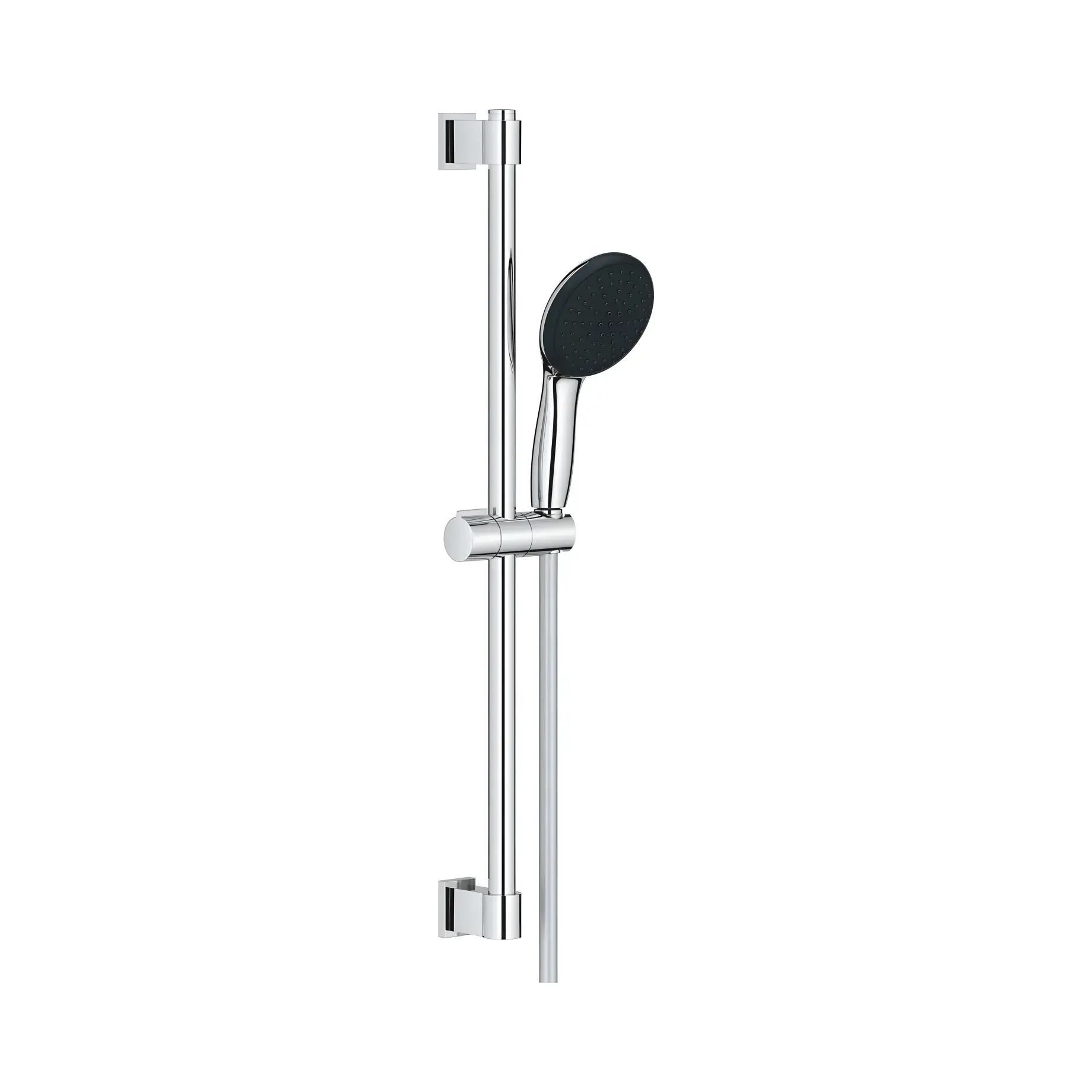 Душови гарнітур з 2 типами струменю зі стійкою 600 мм Vitalio Start 110 QuickFix Grohe 27948001 — вид на білому тлі