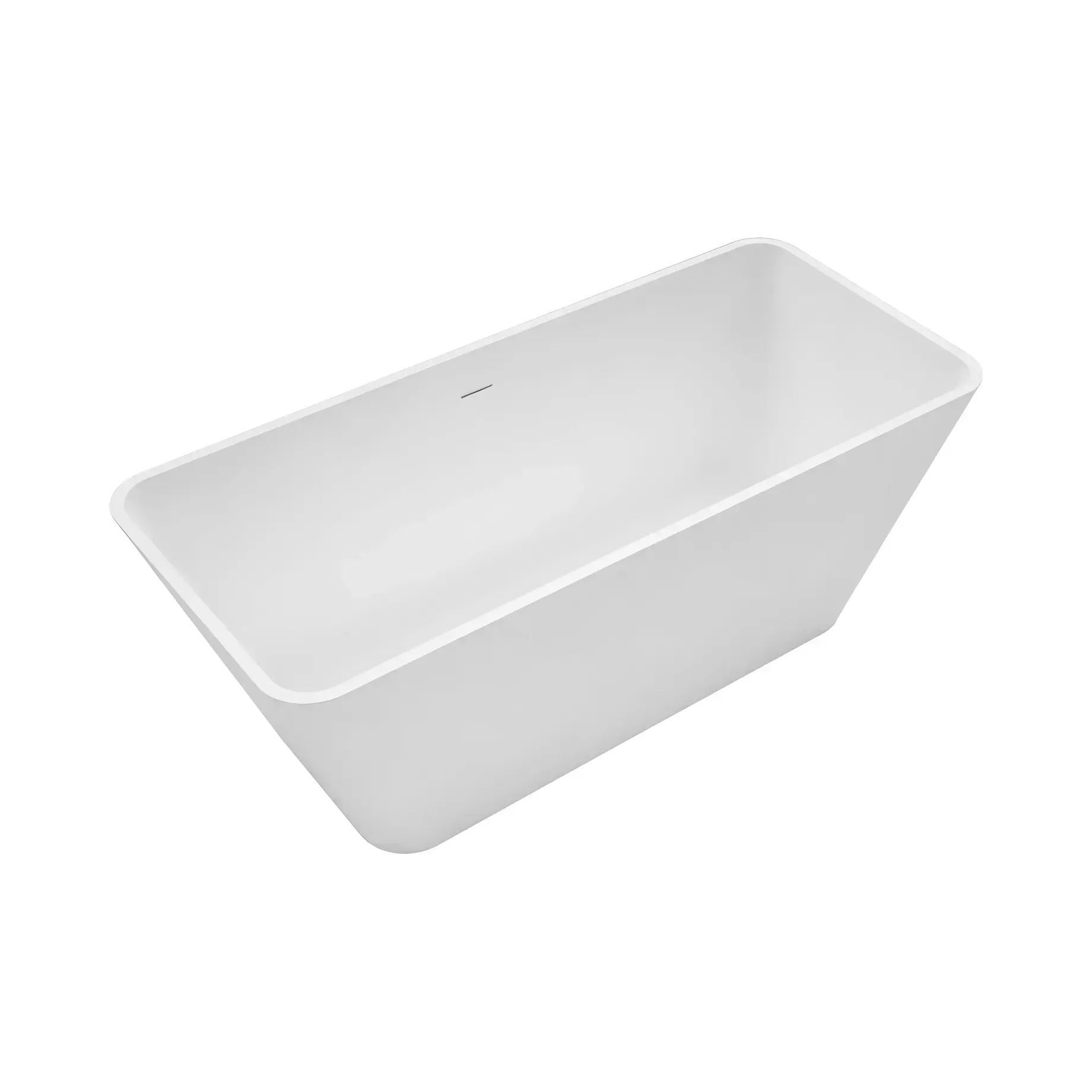 Ванна Viva Gruppo Treesse V286BO Matte White 165 х 70 см — вид на білому тлі