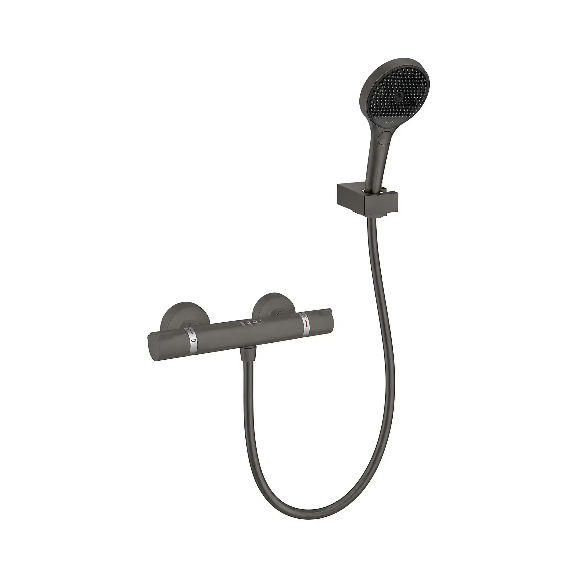 Комплект душової системи з термостатом Hansgrohe Hansgrohe 1311626864340 — вид на білому тлі